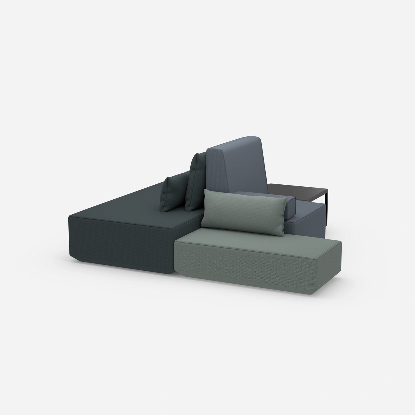 Schlafsofa Designer von der Seite
