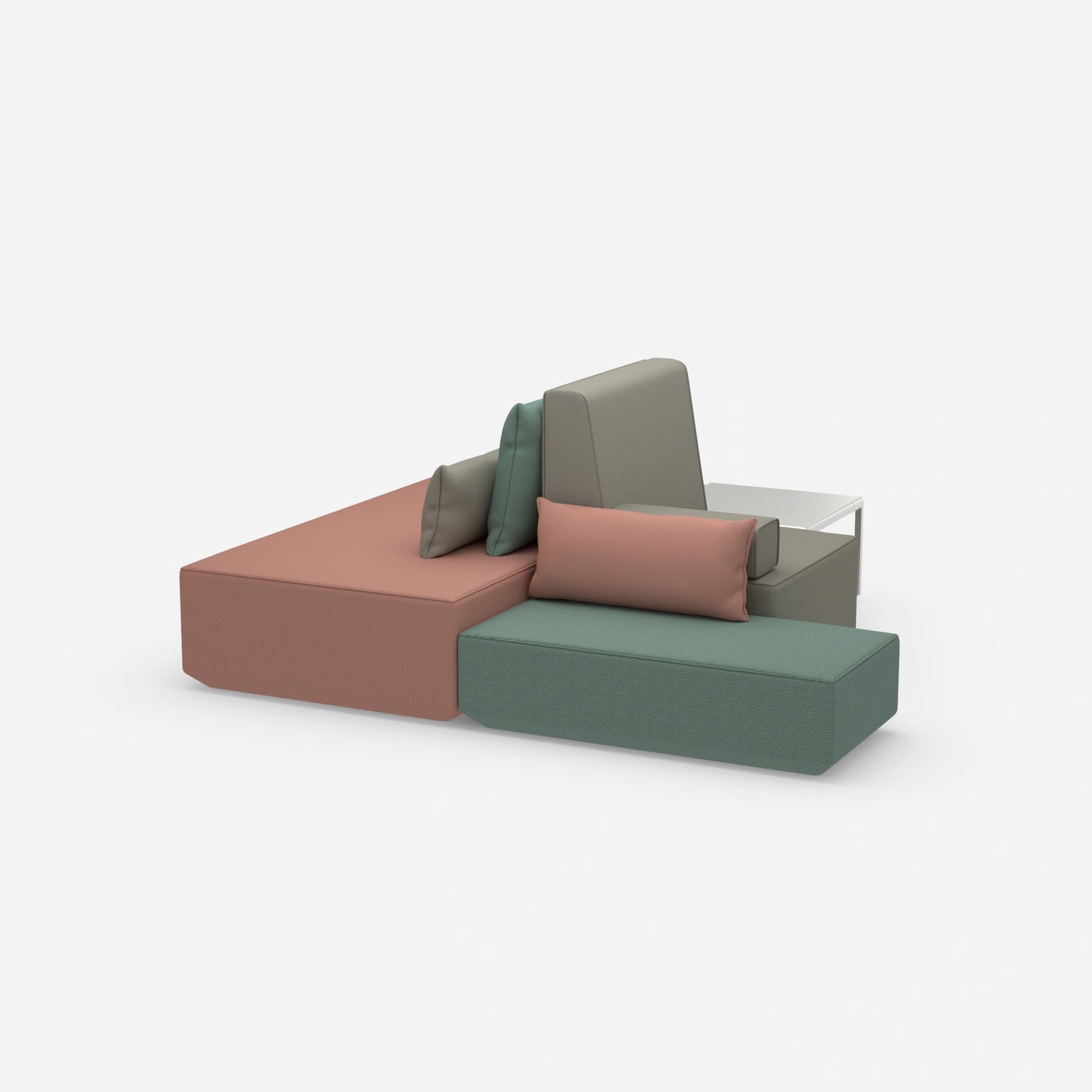Schlafsofa Designer von der Seite