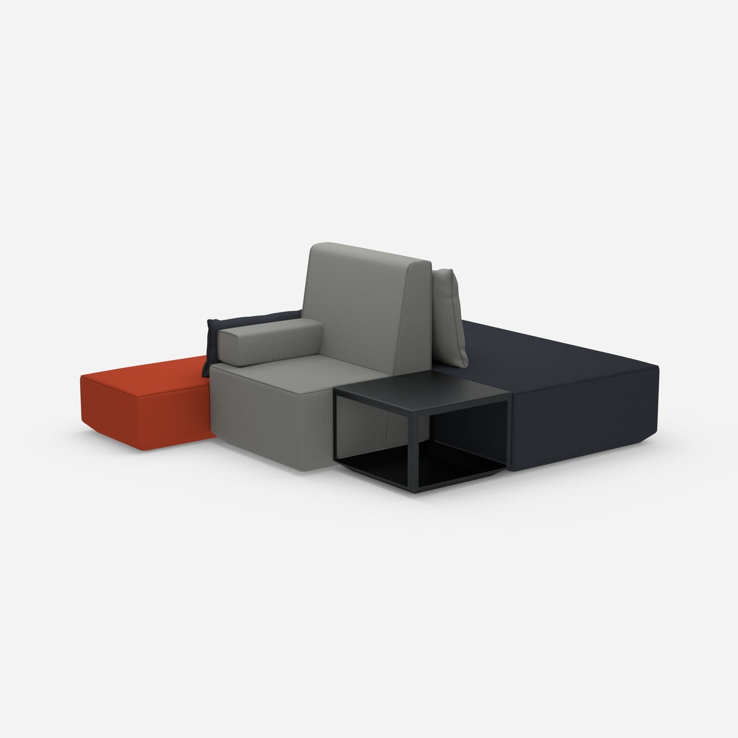 Schlafsofa Designer von hinten