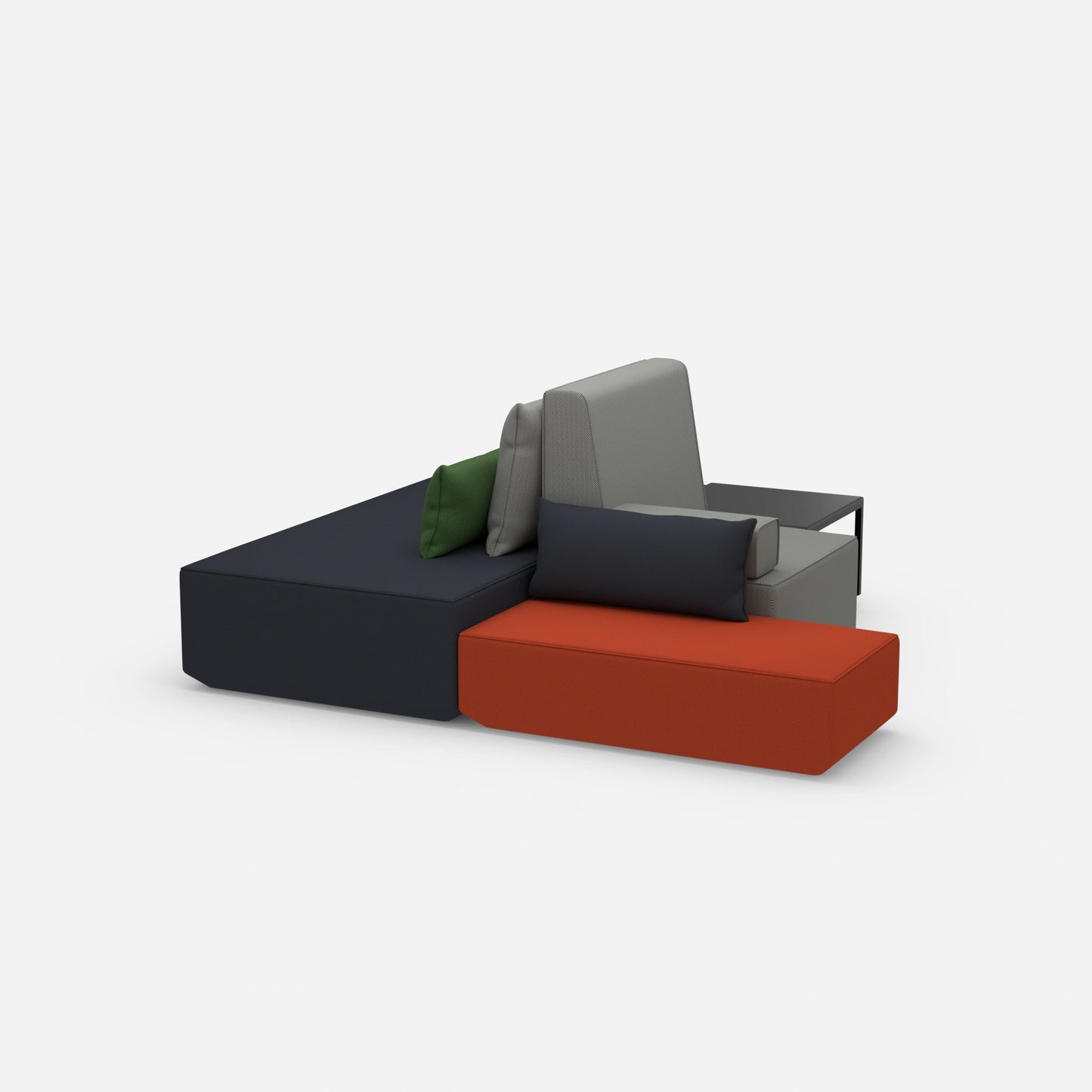 Schlafsofa Designer von der Seite