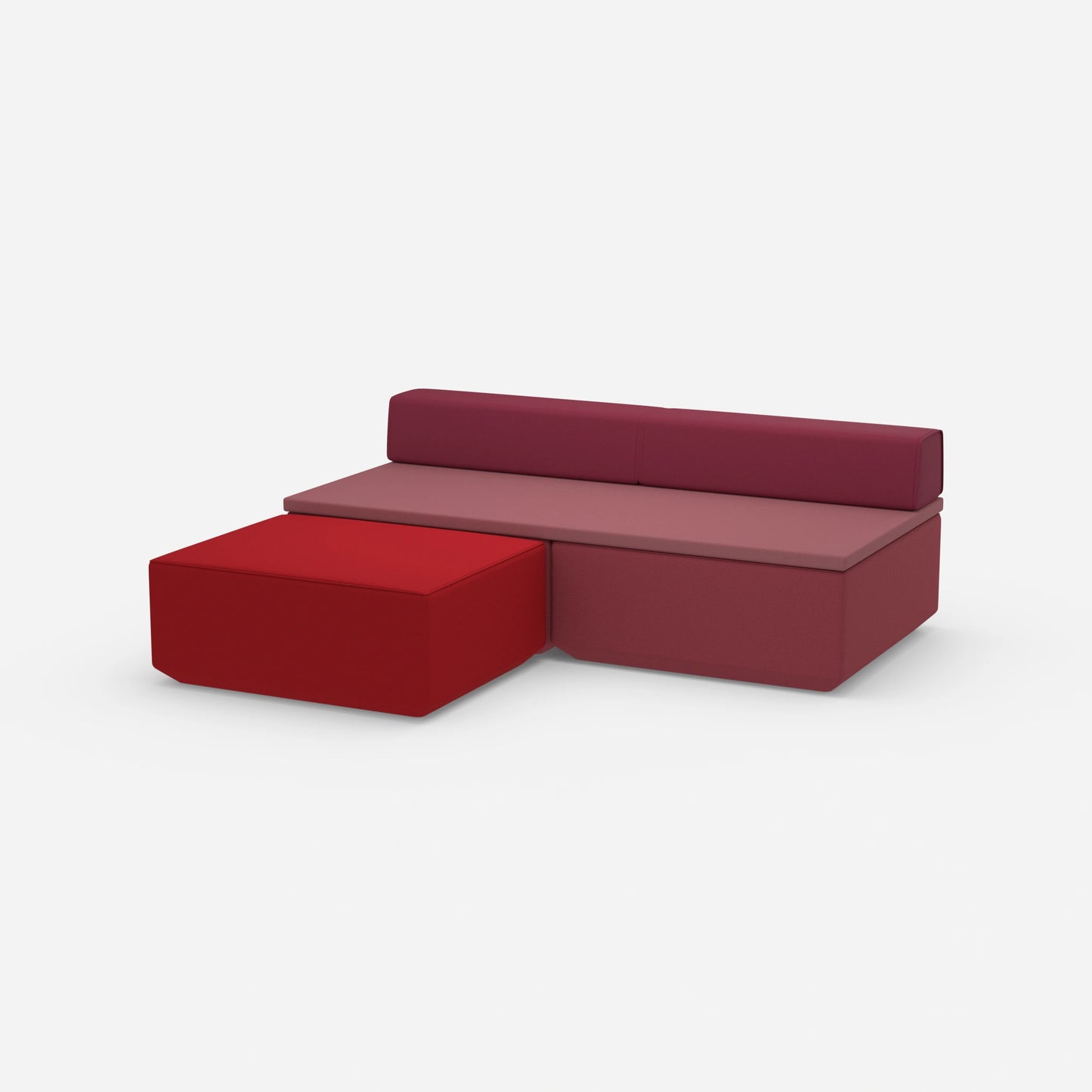 Schlafsofa für eine Person von der Seite