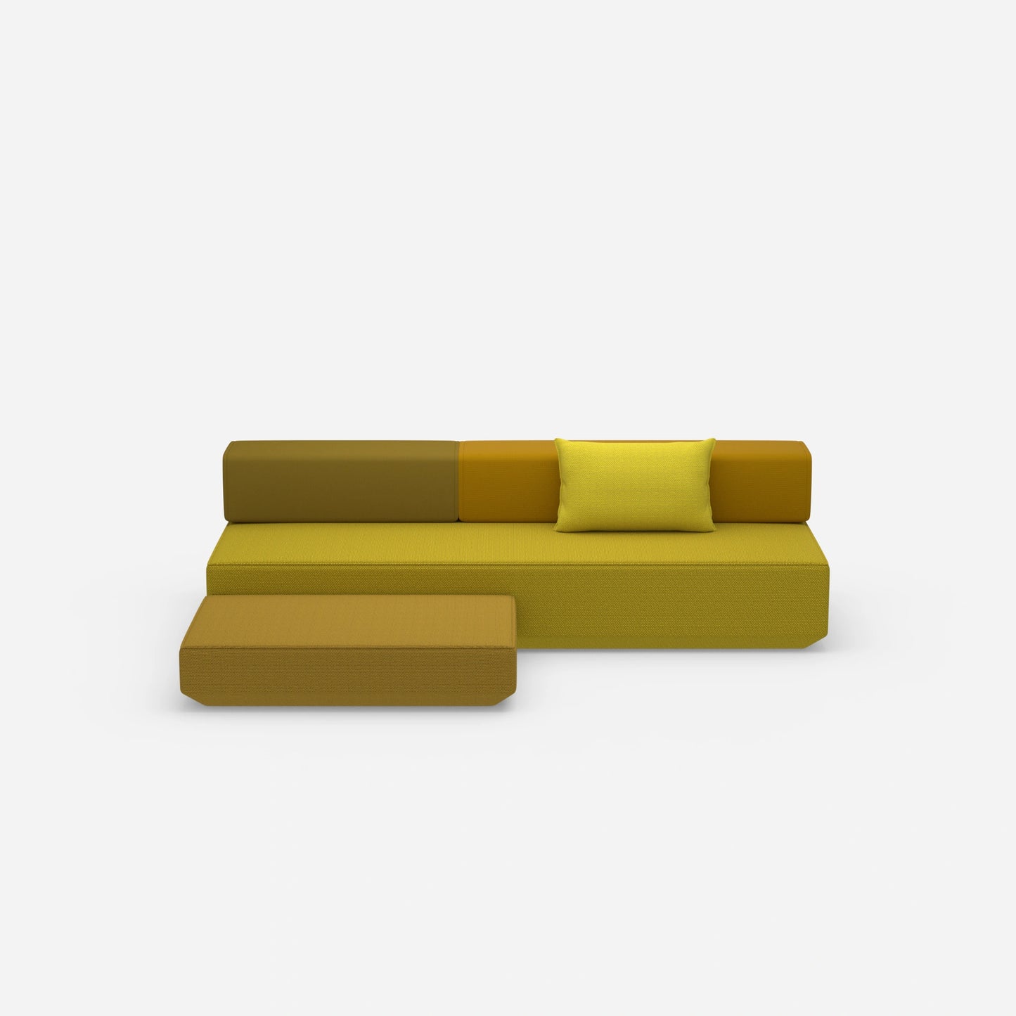 Schlafsofa Hocker von vorne