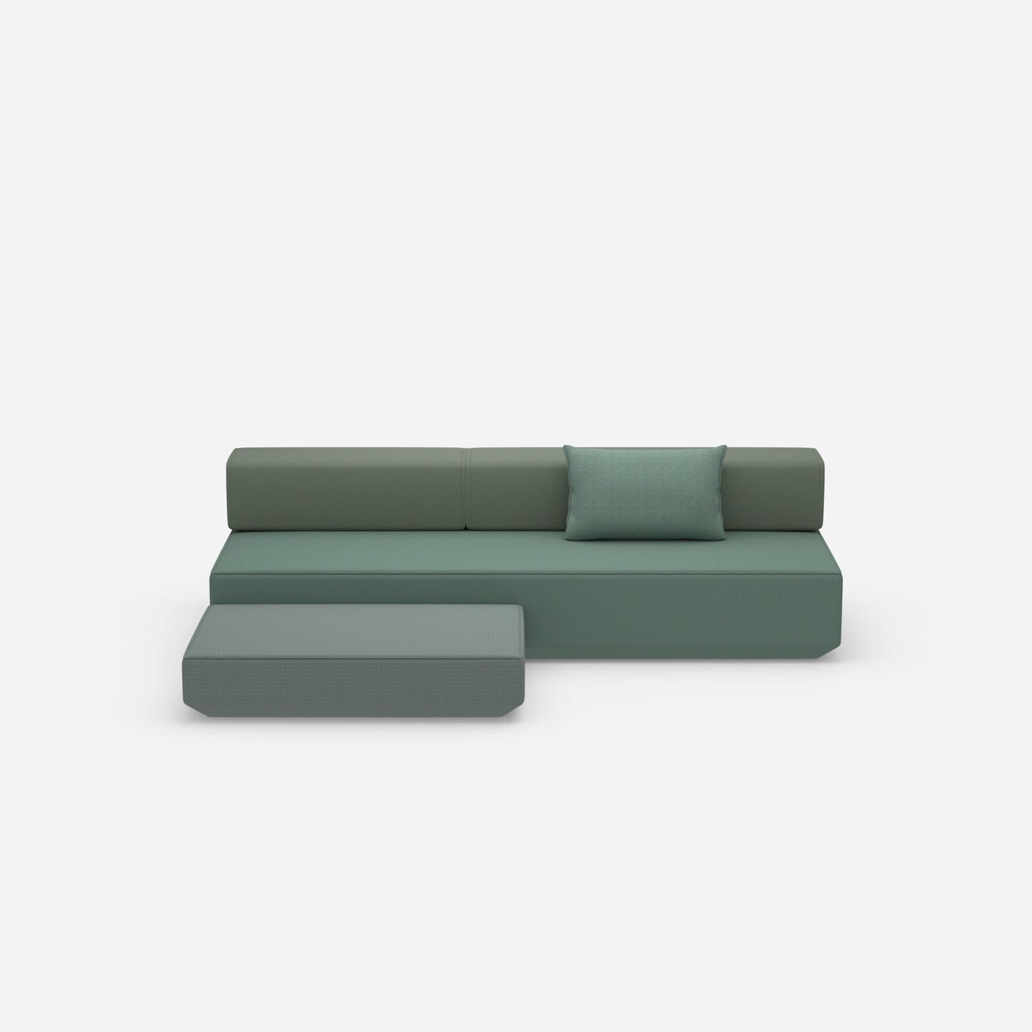 Schlafsofa Hocker von vorne