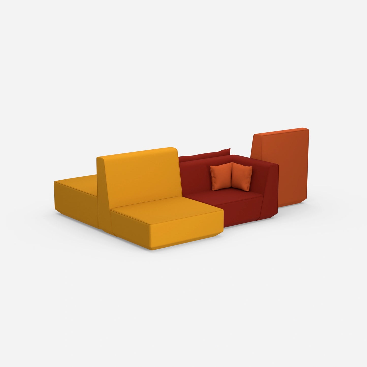 Schlafsofa kleiner Raum von hinten