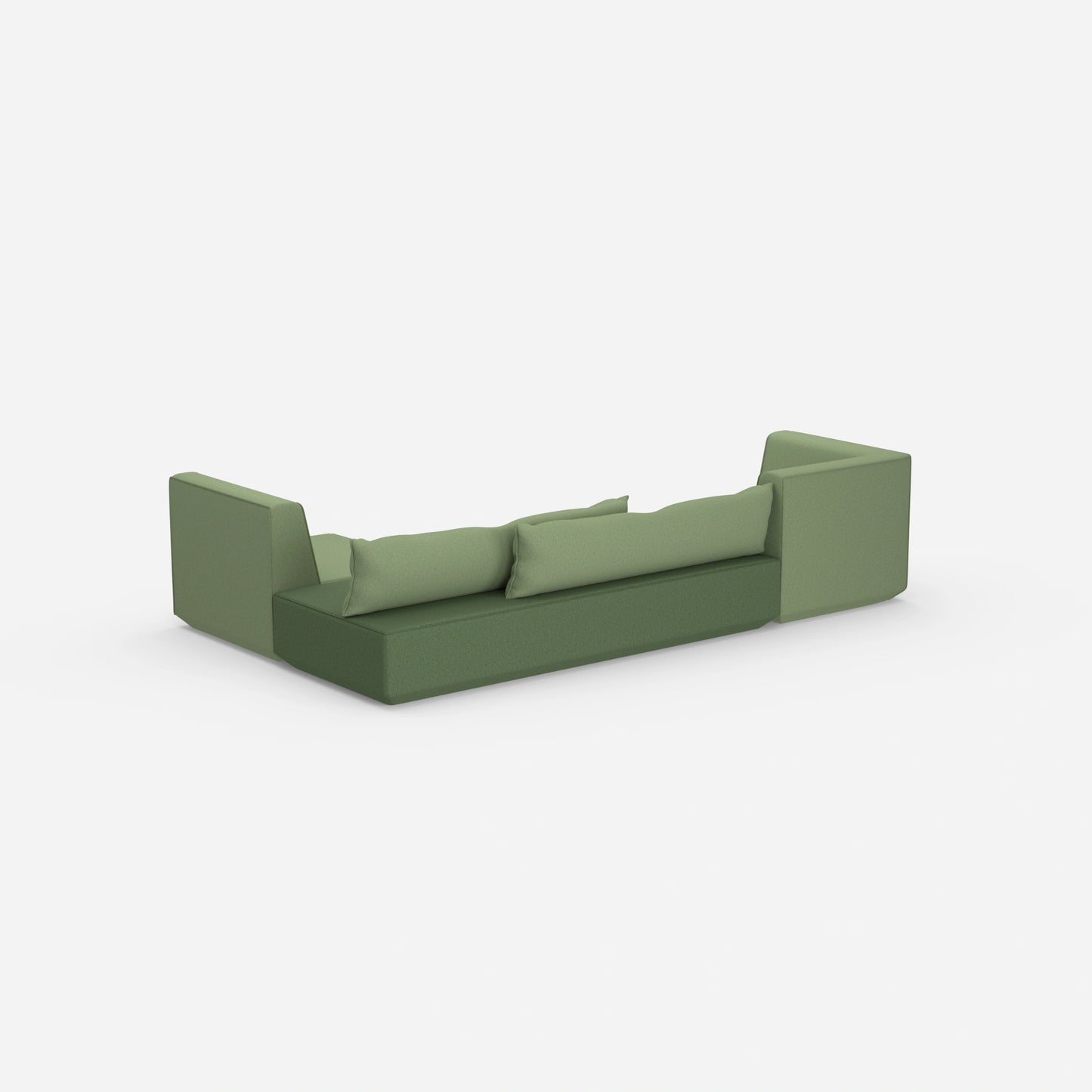 Schlafsofa kompakt von hinten