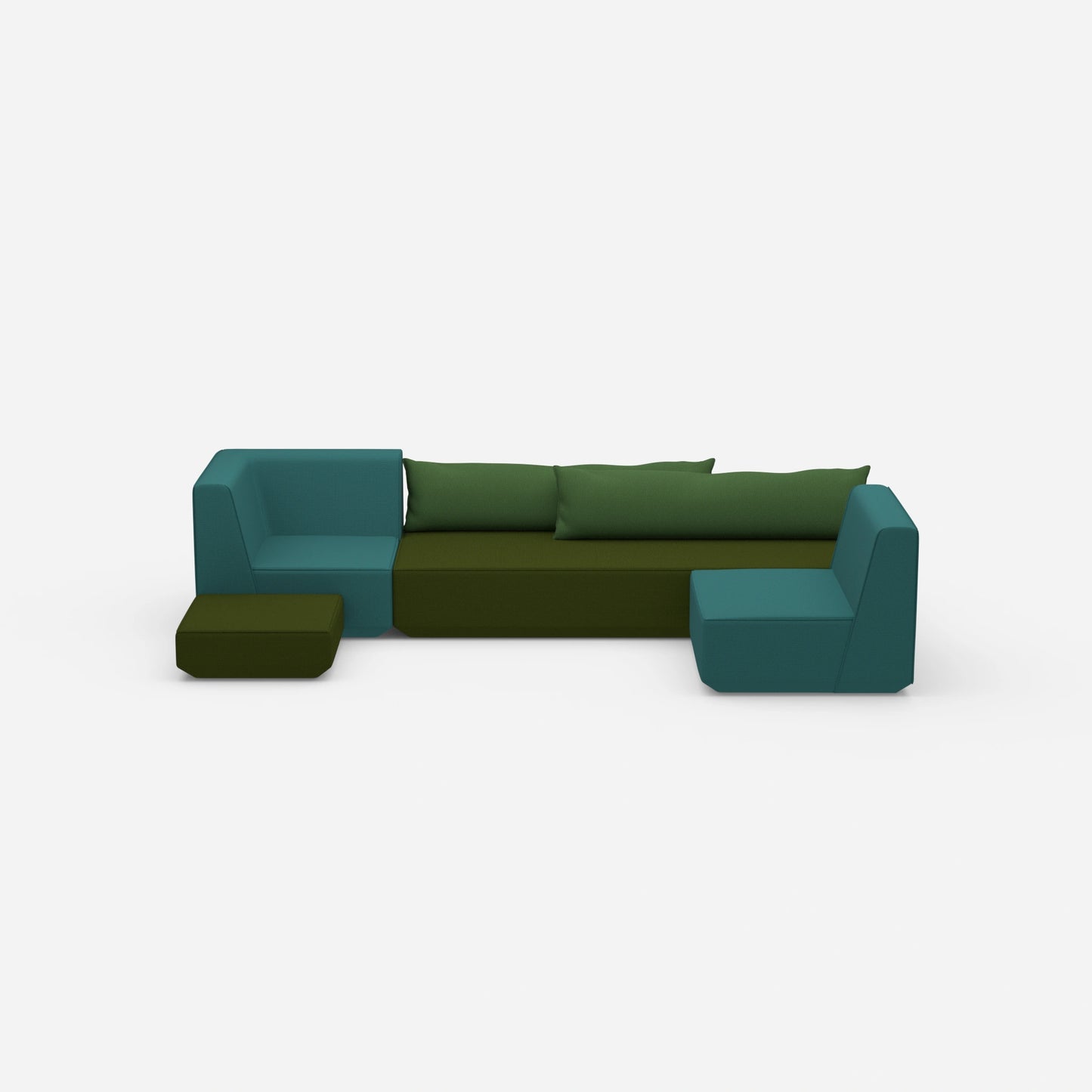 Schlafsofa kompakt von vorne