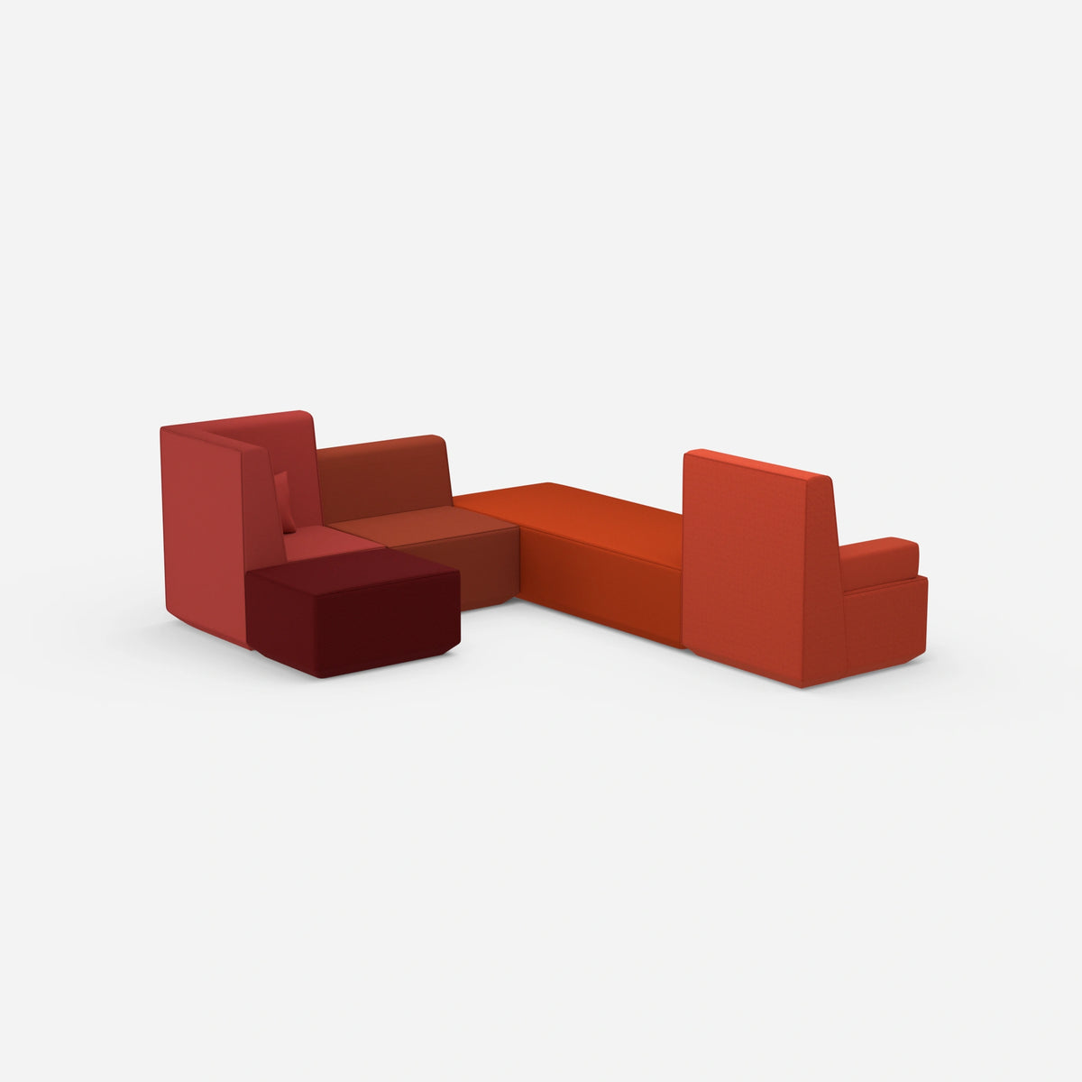 Schlafsofa L Form klein | schick | modern | modular