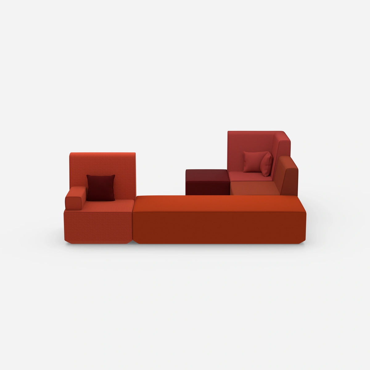 Schlafsofa L Form klein | schick | modern | modular