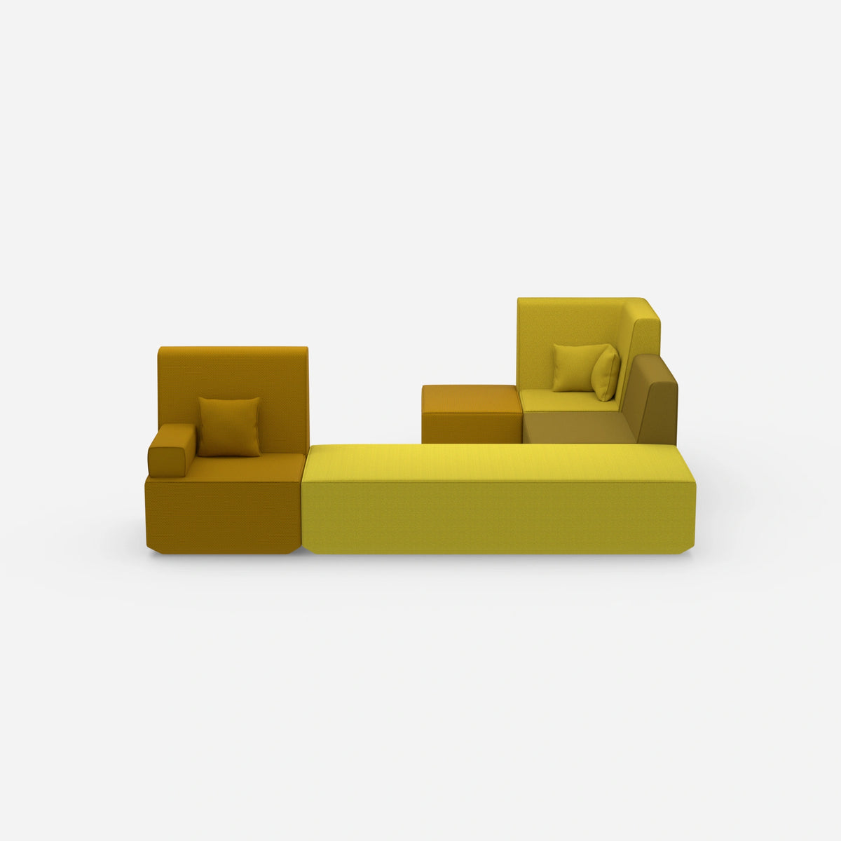 Schlafsofa L Form klein | schick | modern | modular