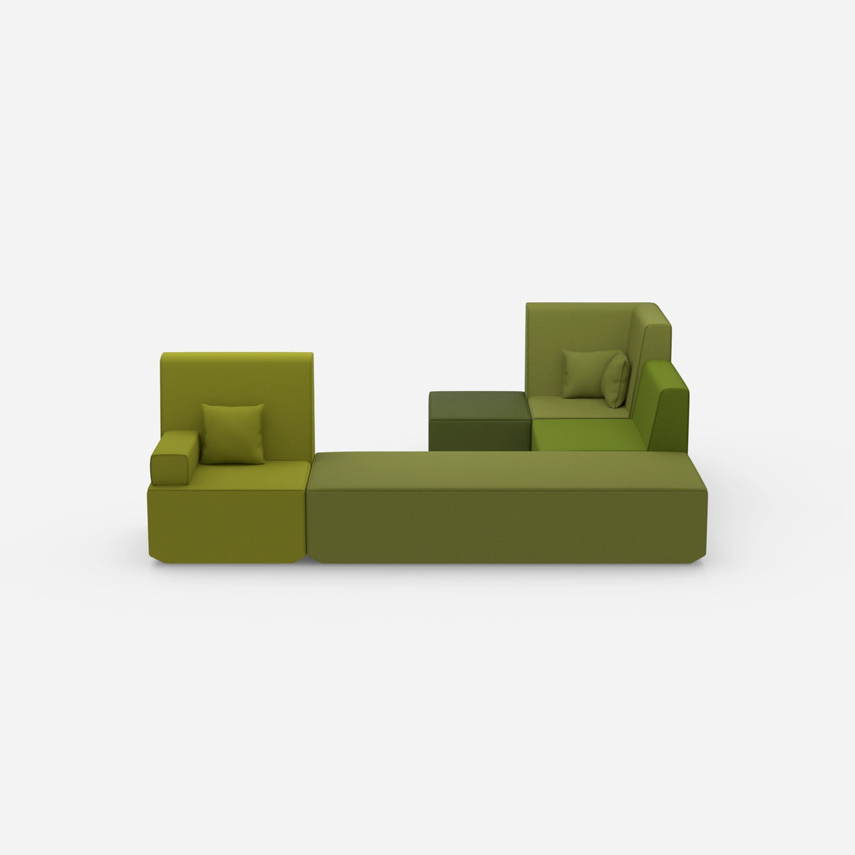 Schlafsofa L Form klein | schick | modern | modular
