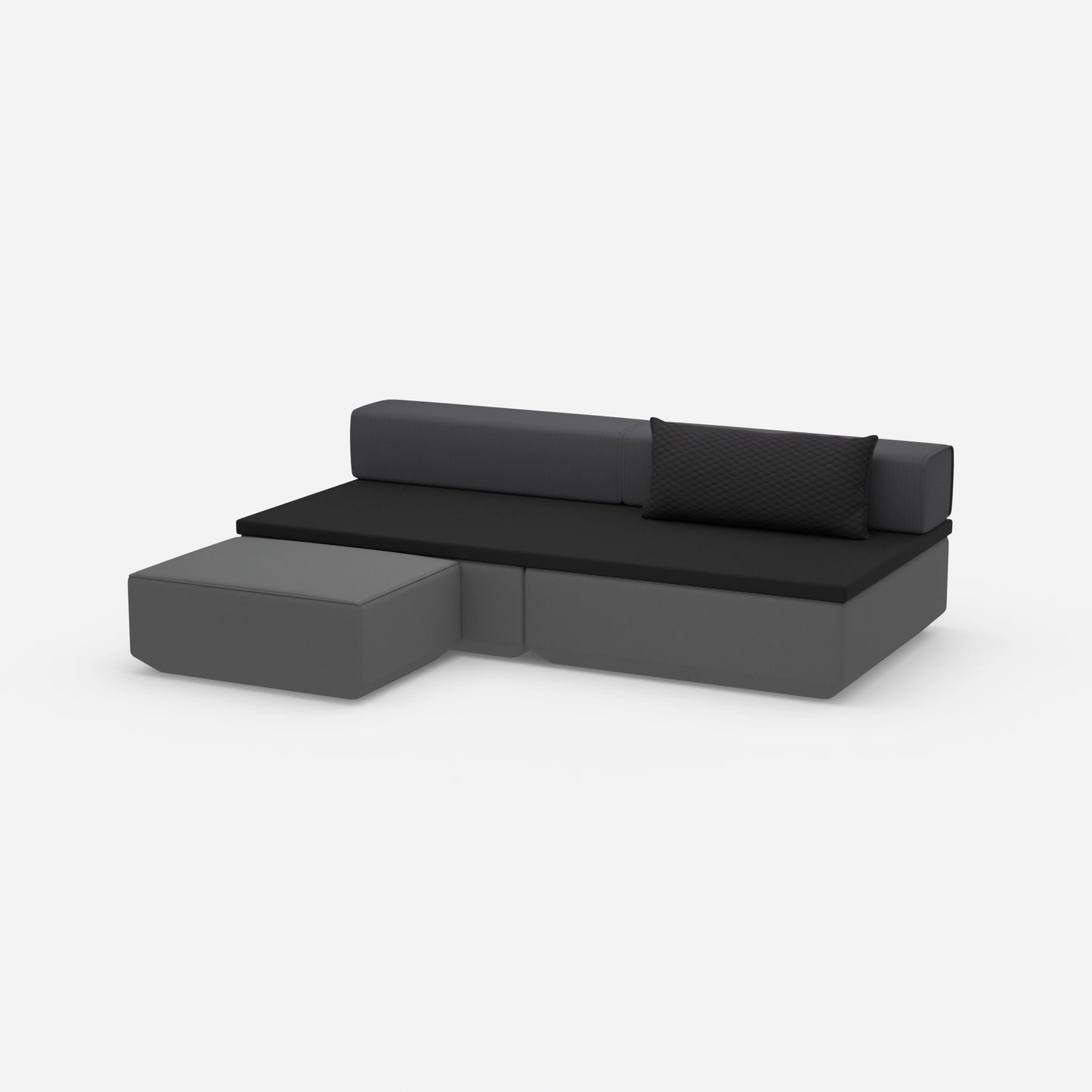 Schlafsofa Mini von der Seite