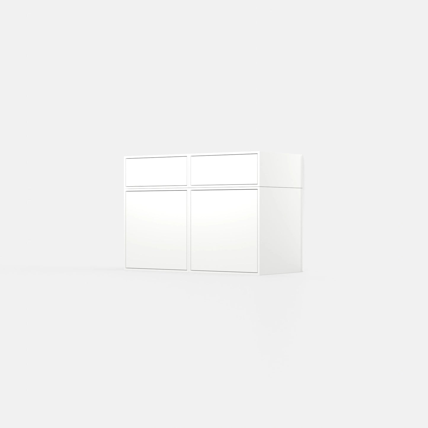 Schubladenregal RK152 von der linken Seite