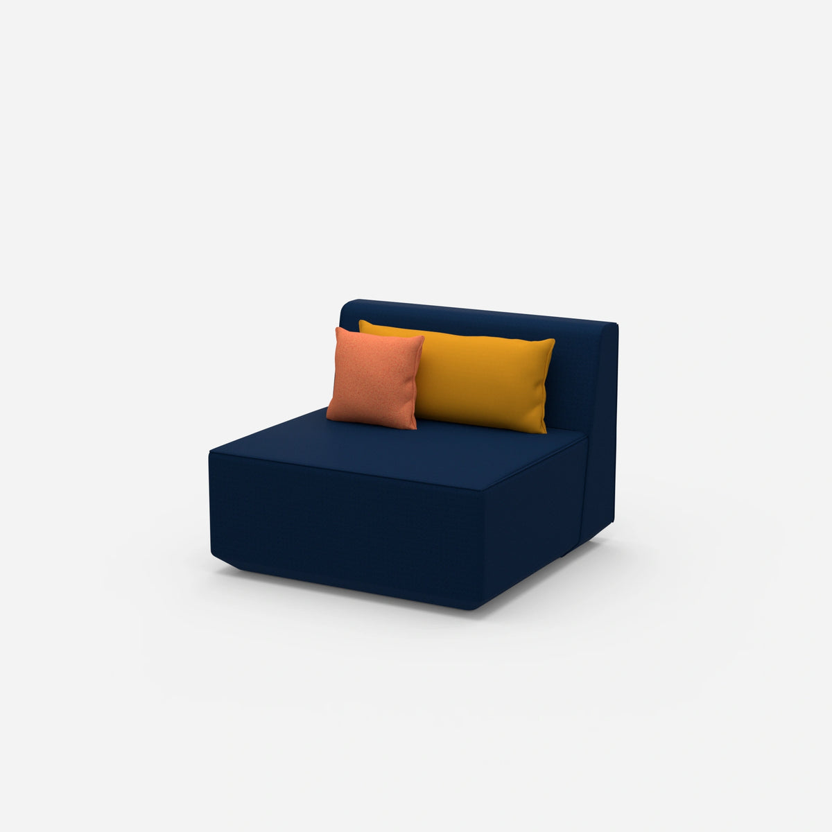 Sessel blau 80 cm breit | hochwertig | erweiterbar