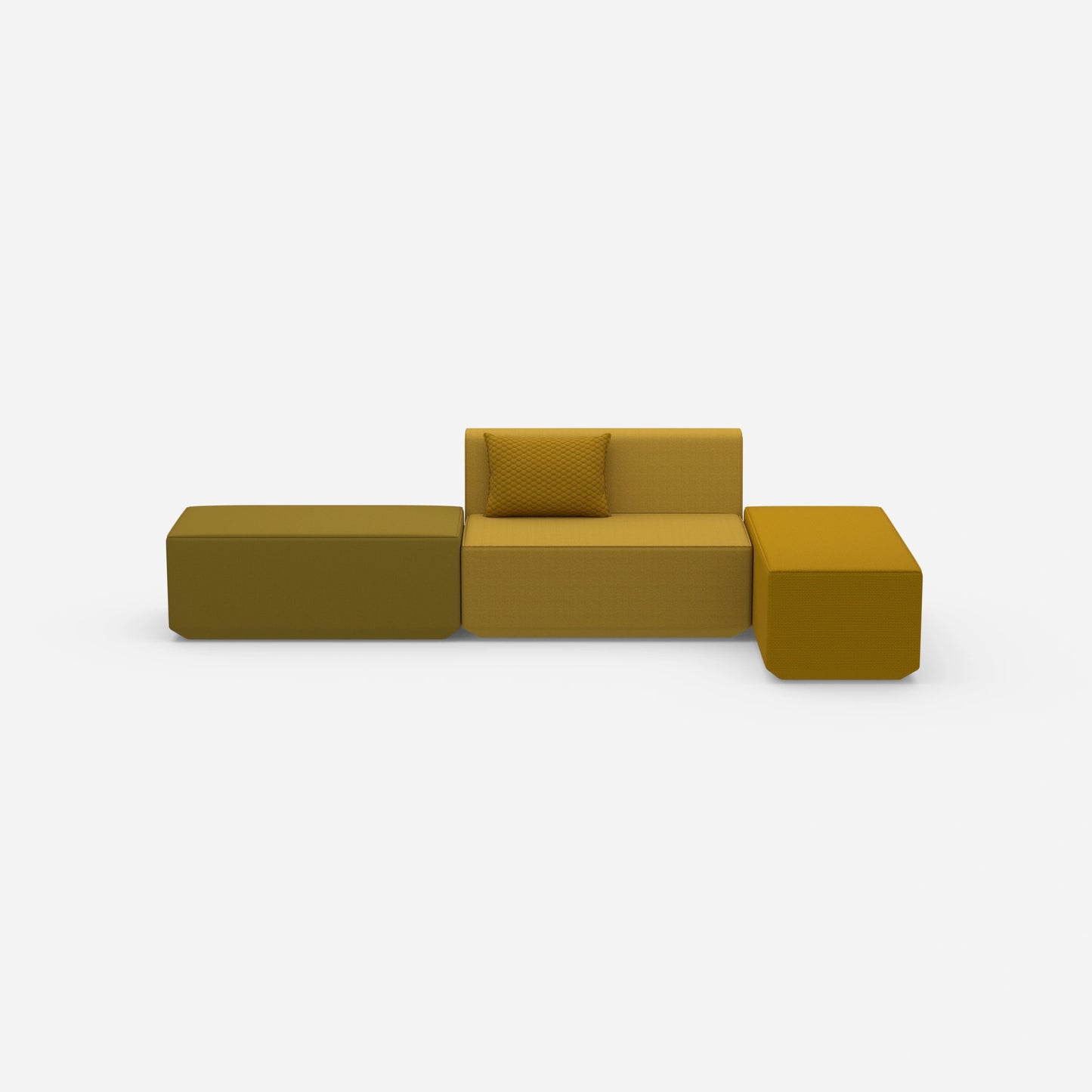 Sitzbank Ecke von vorne