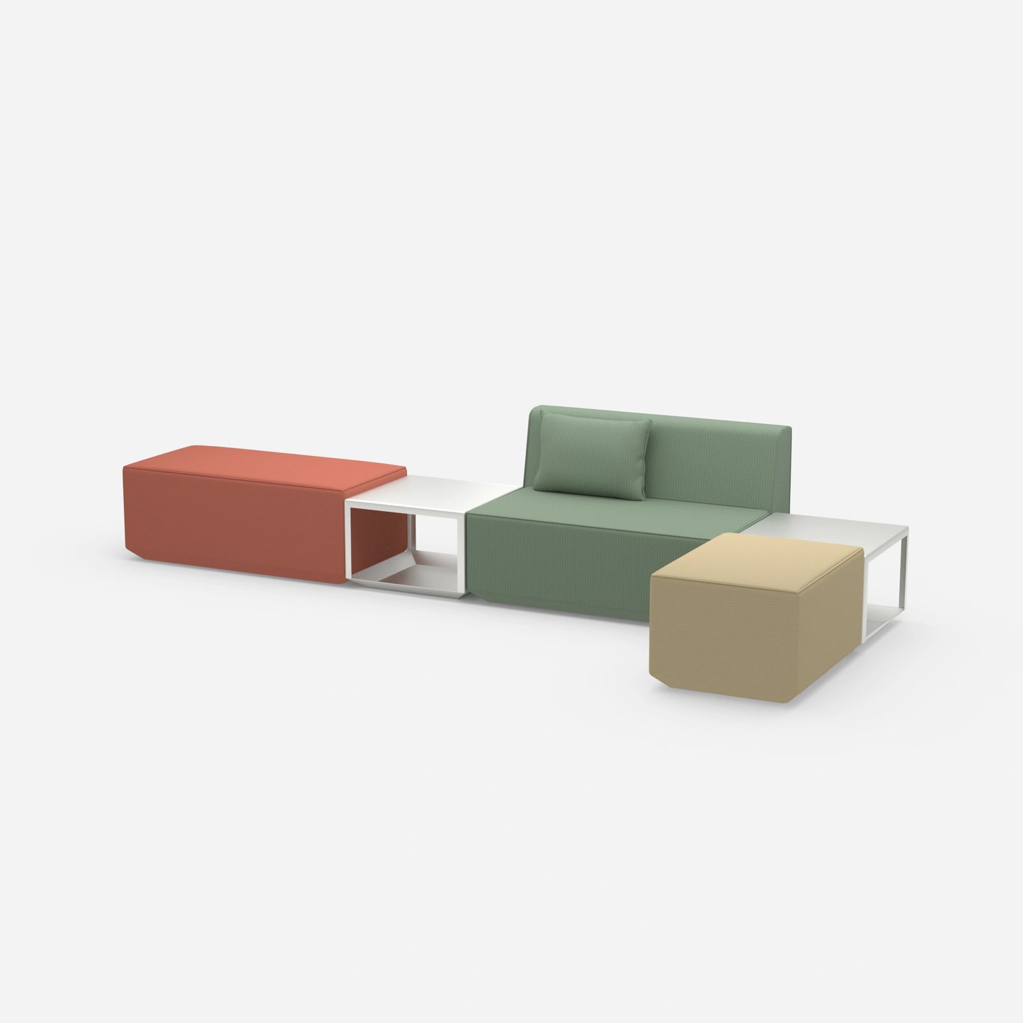 Sitzbank Ecke von der Seite