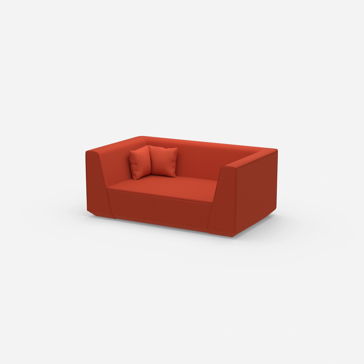 Sofa 2 Sitzer modern von der Seite