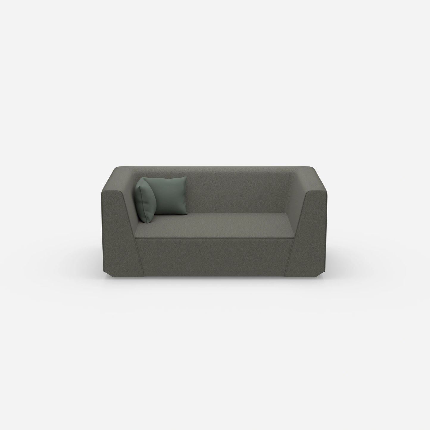 Sofa 2 Sitzer modern von vorne