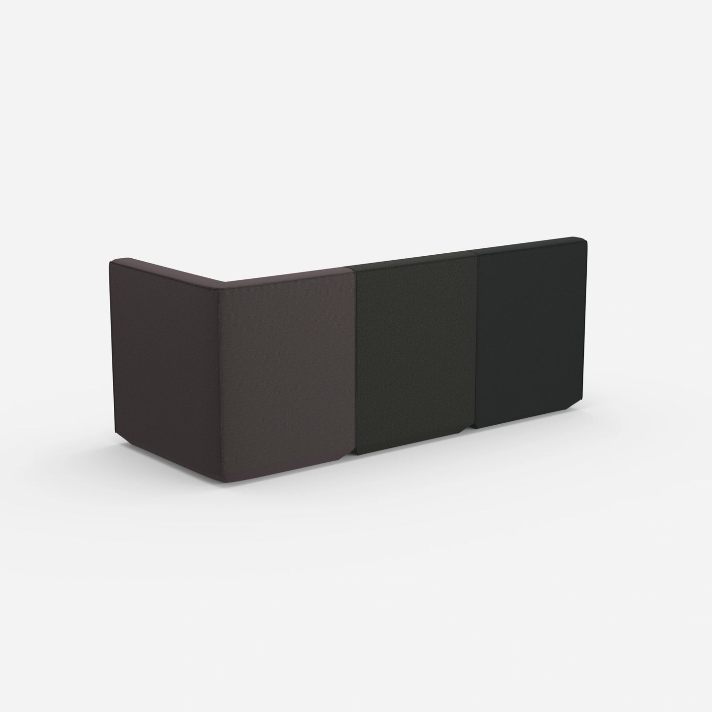 Sofa 3 Sitzer mit hoher Rückenlehne von hinten