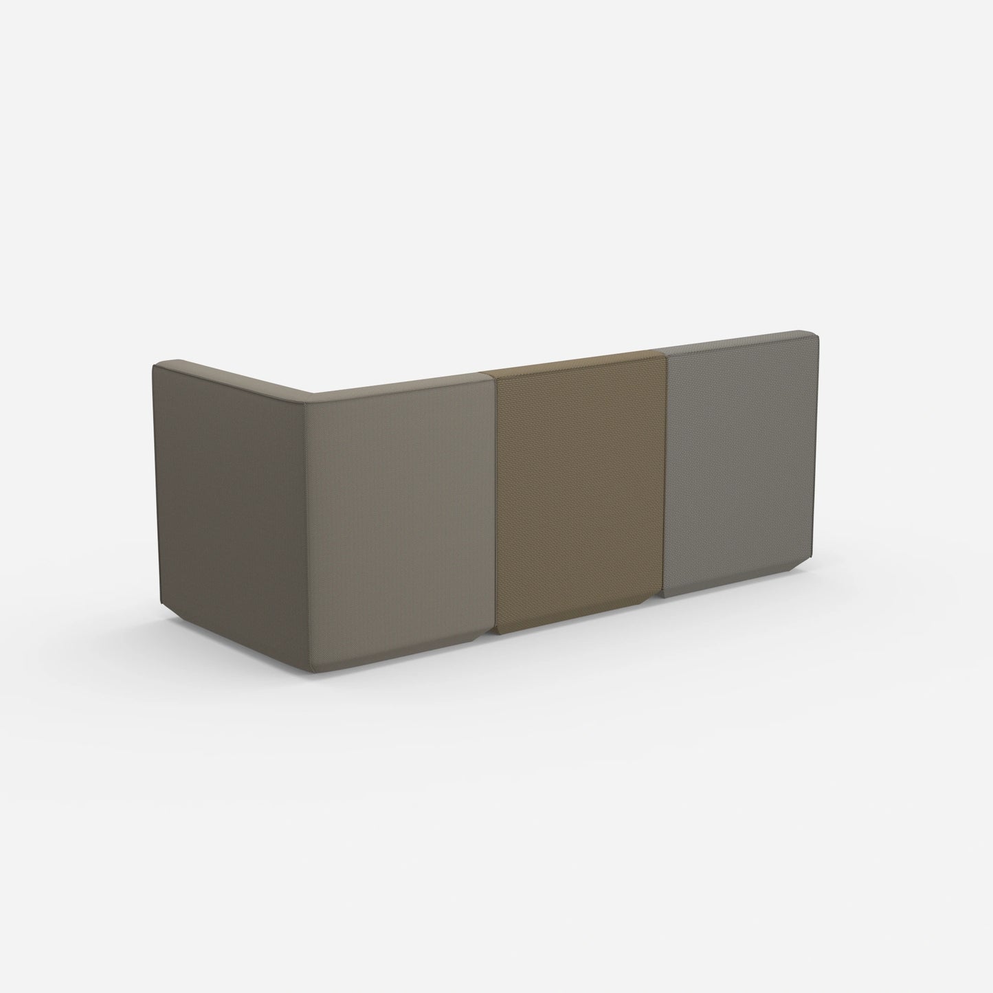 Sofa 3 Sitzer mit hoher Rückenlehne von hinten