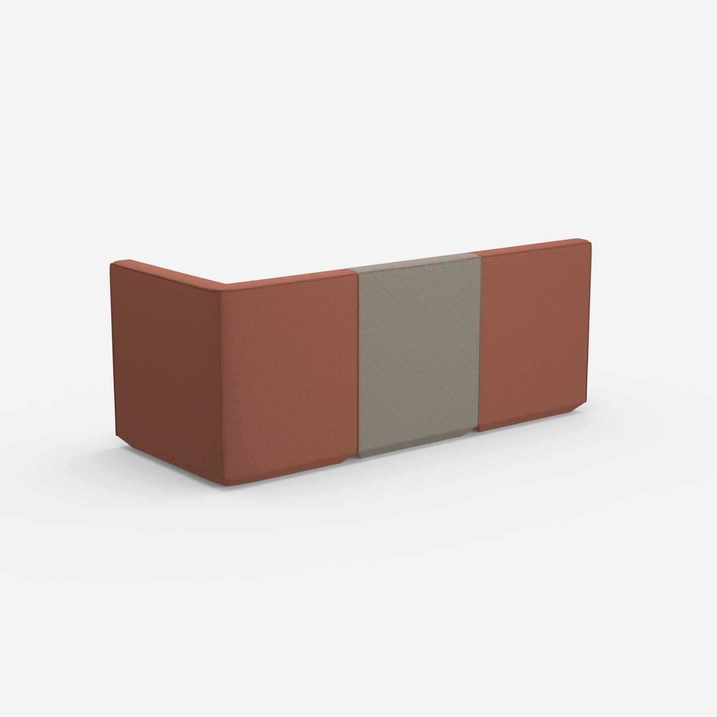 Sofa 3 Sitzer mit hoher Rückenlehne von hinten