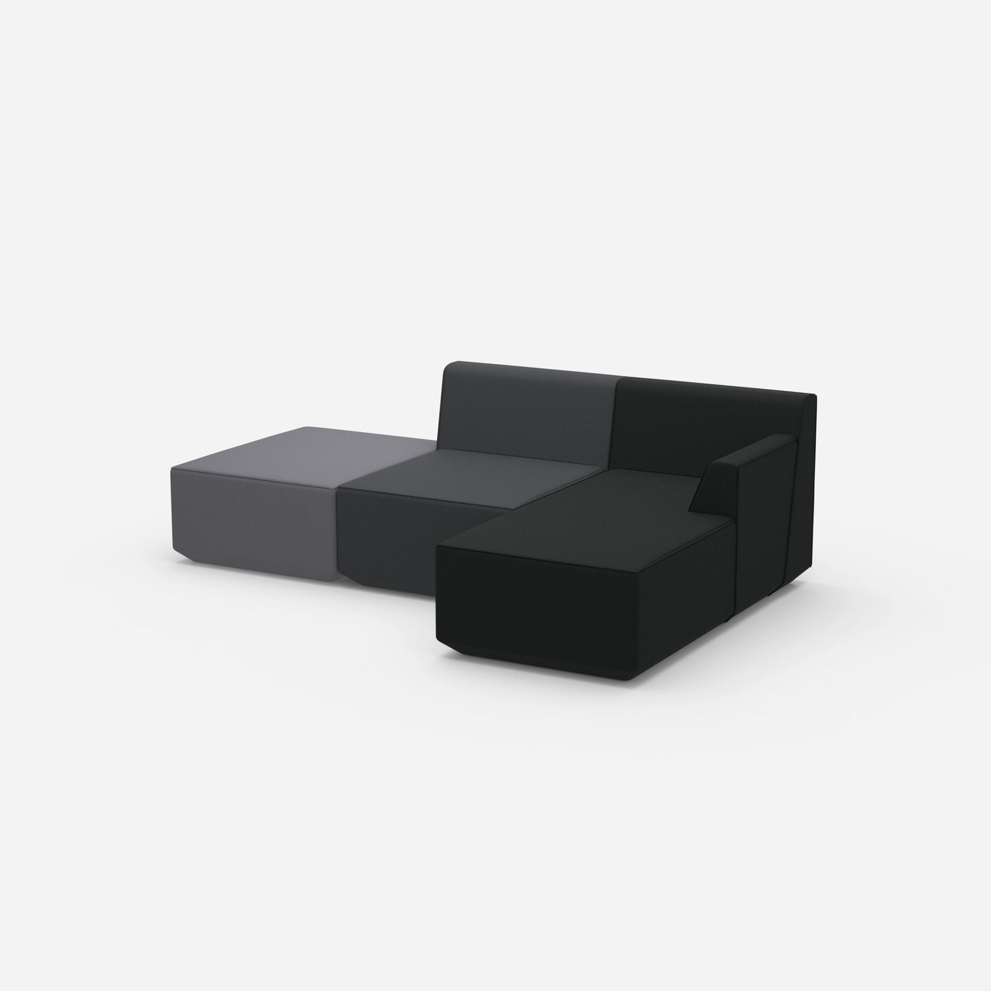 Sofa für 3 Personen von der Seite