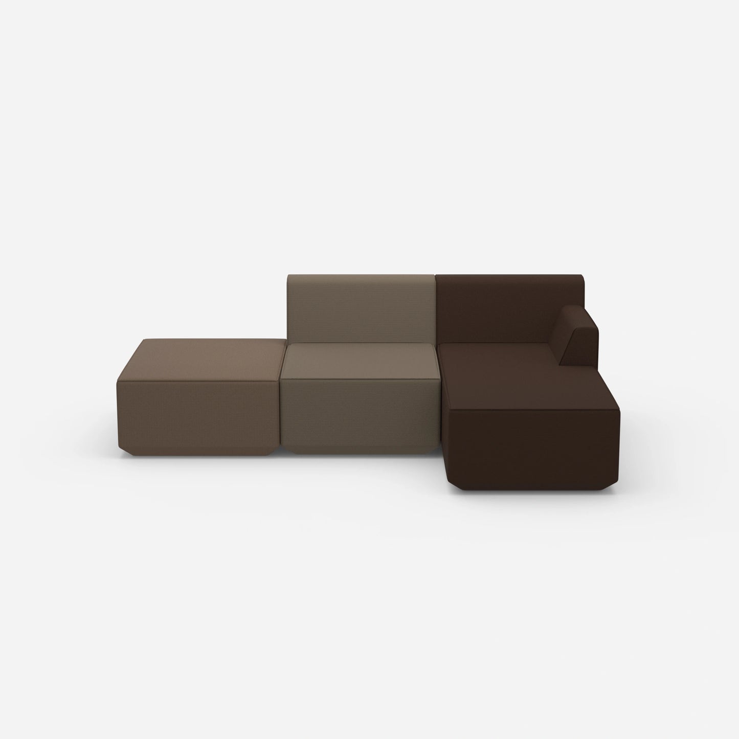 Sofa für 3 Personen von vorne