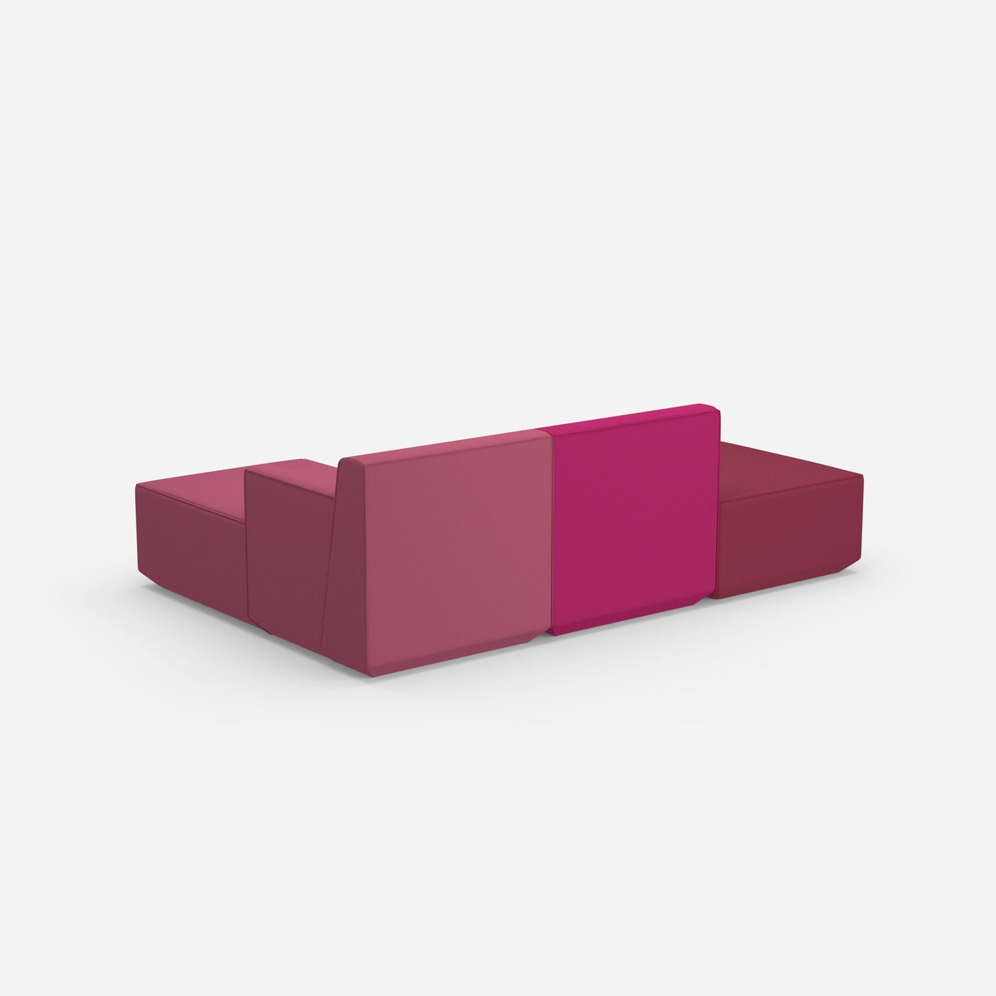 Sofa für 3 Personen von hinten