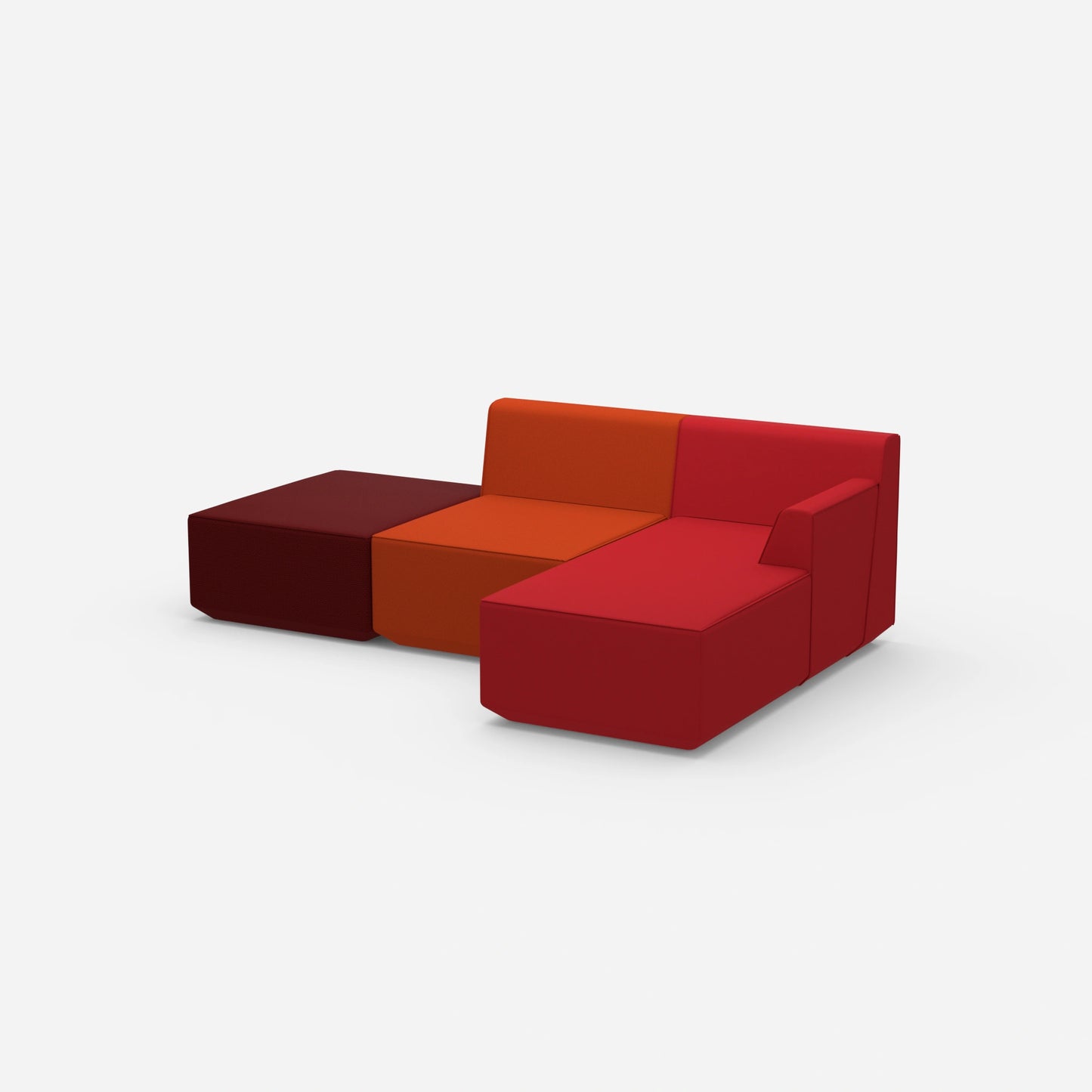 Sofa für 3 Personen von der Seite