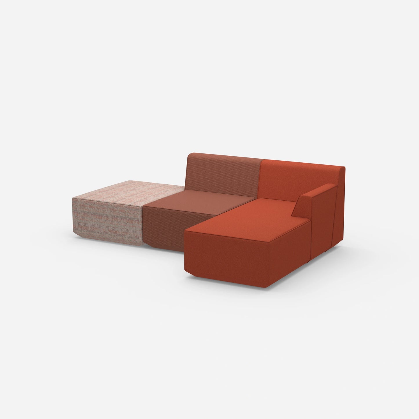 Sofa für 3 Personen von der Seite