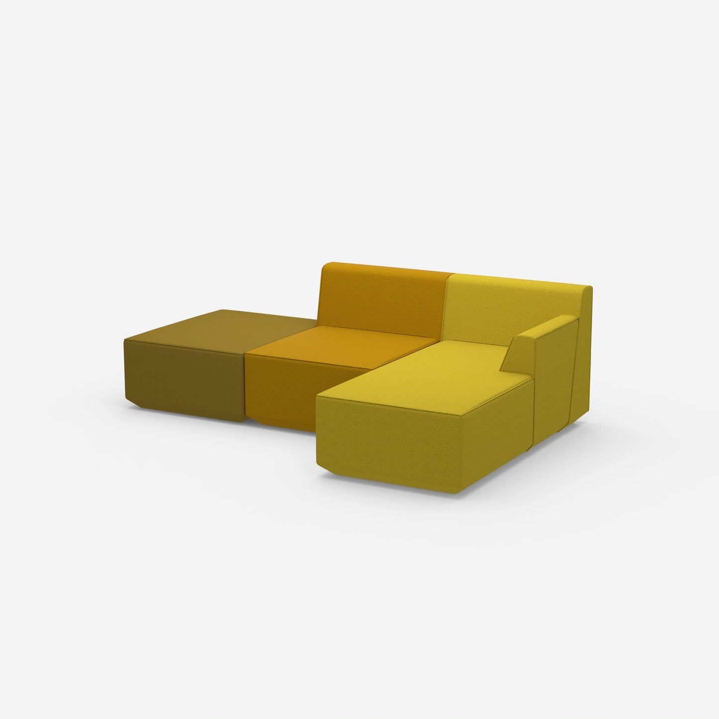 Sofa für 3 Personen von der Seite