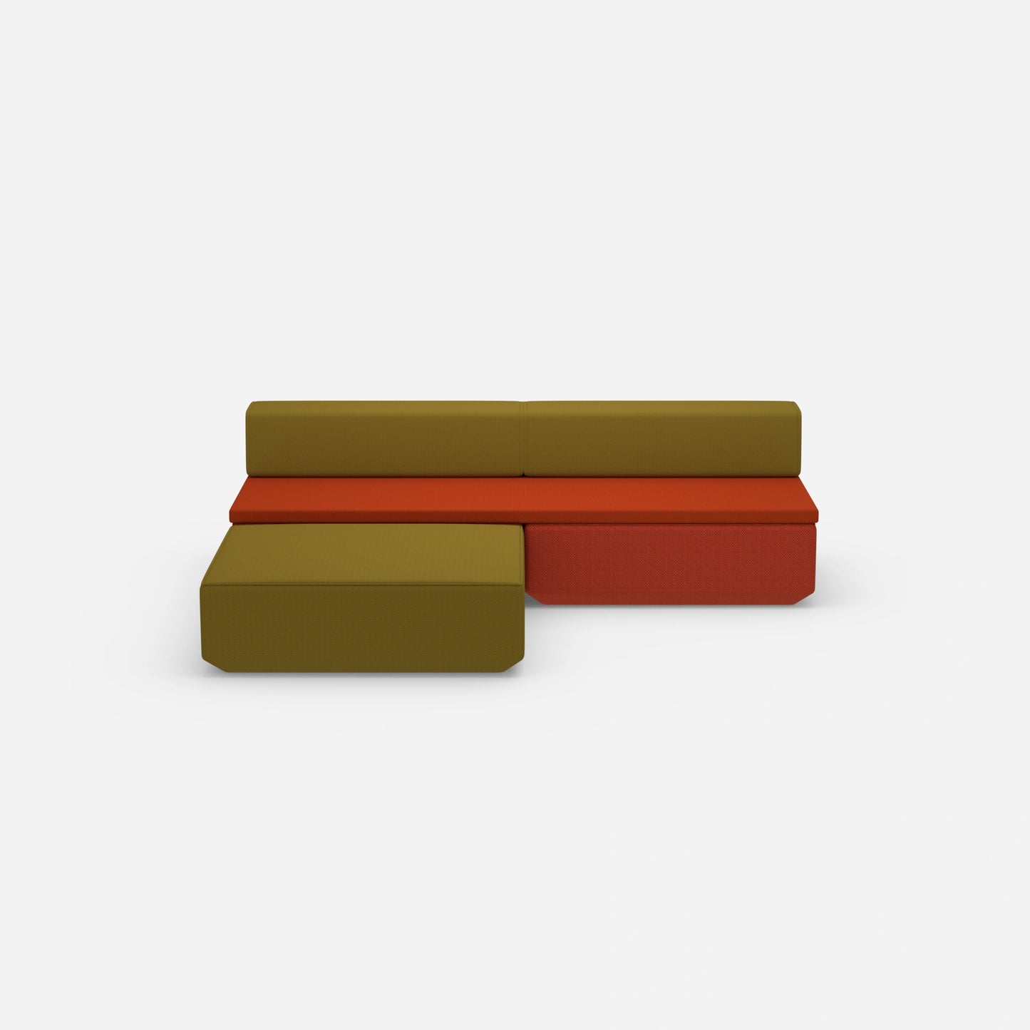 Sofa mit Schlaffunktion klein von vorne