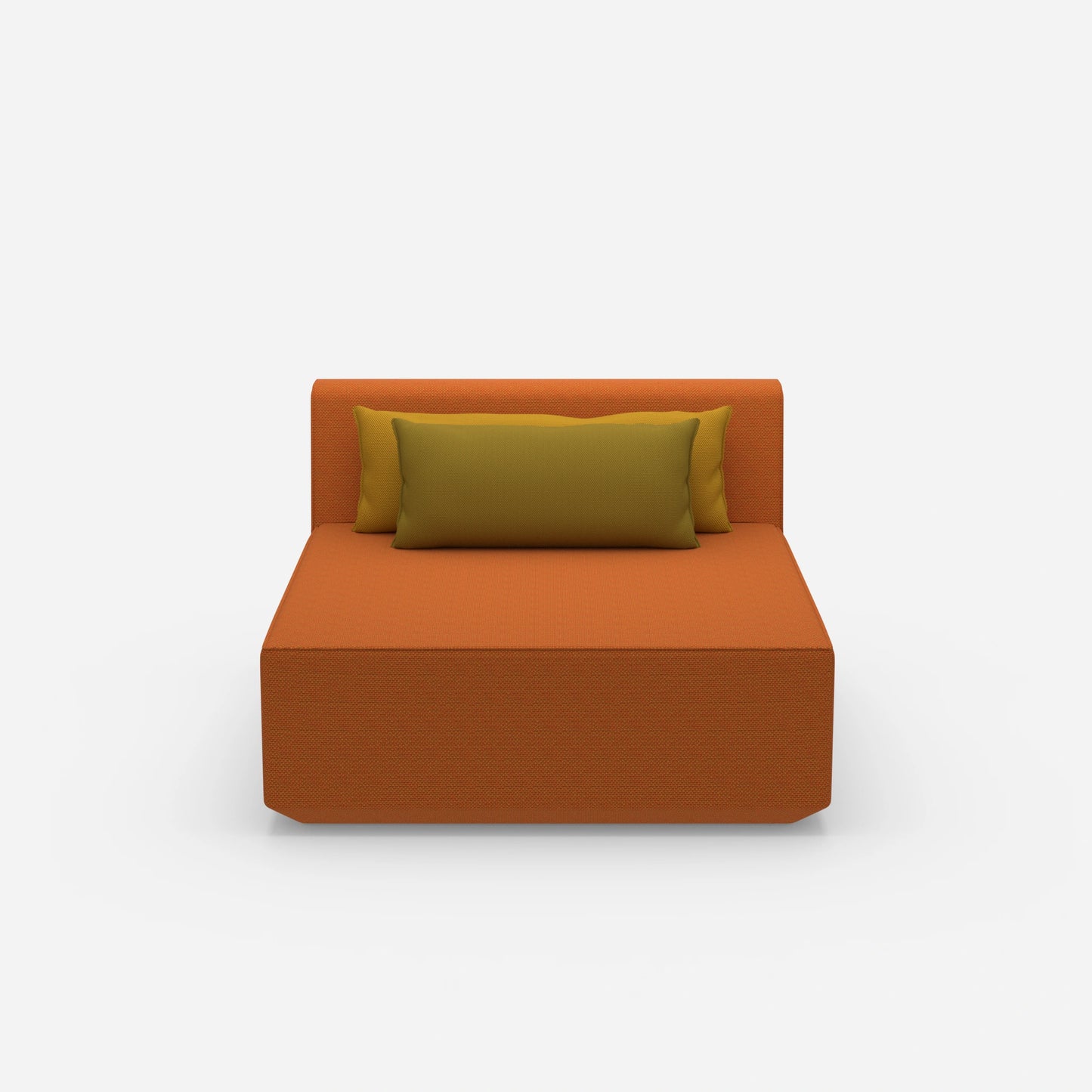 Sofa Recamiere breit von vorne