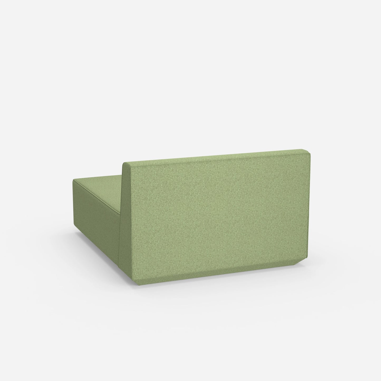 Sofa Recamiere breit von hinten