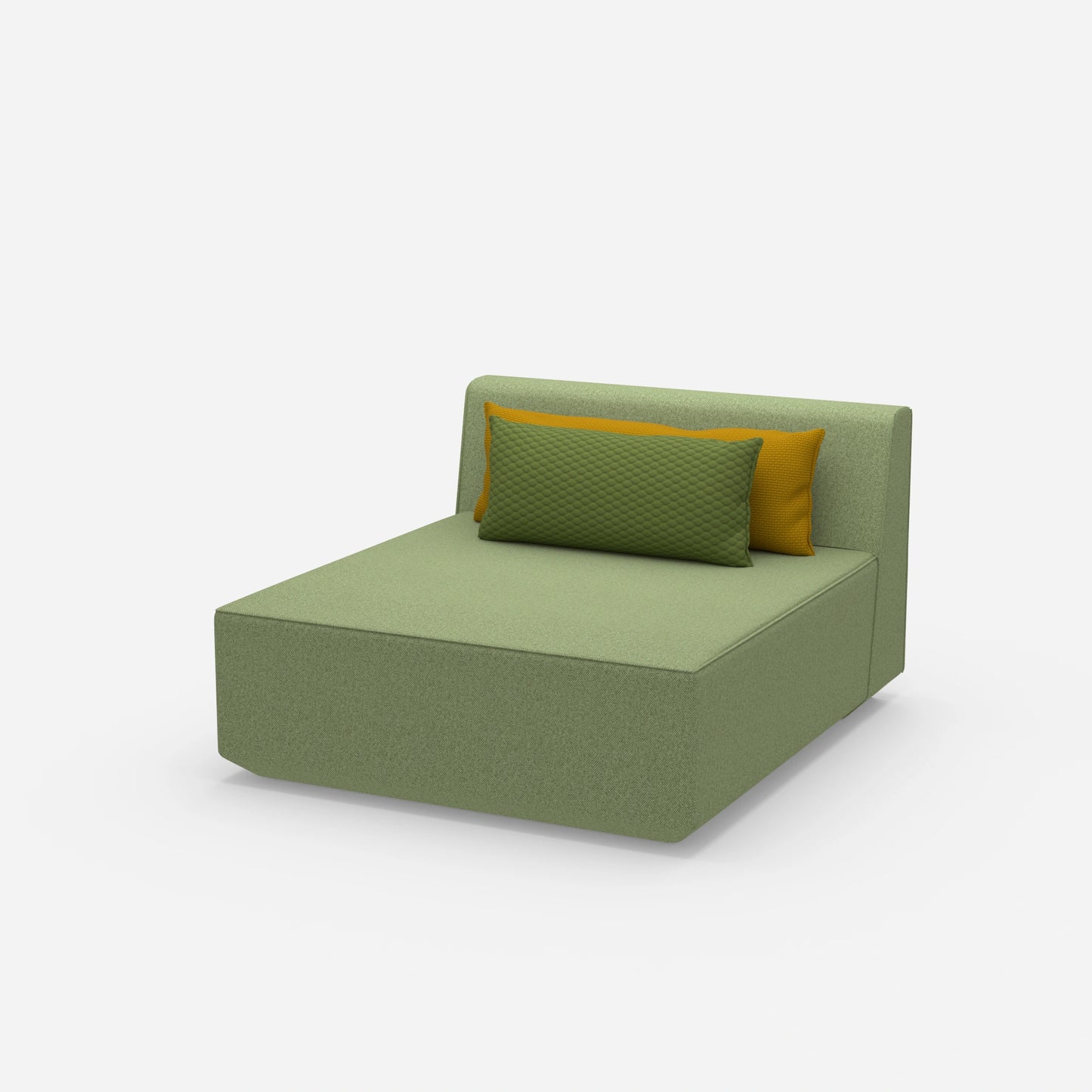 Sofa Recamiere breit von der Seite
