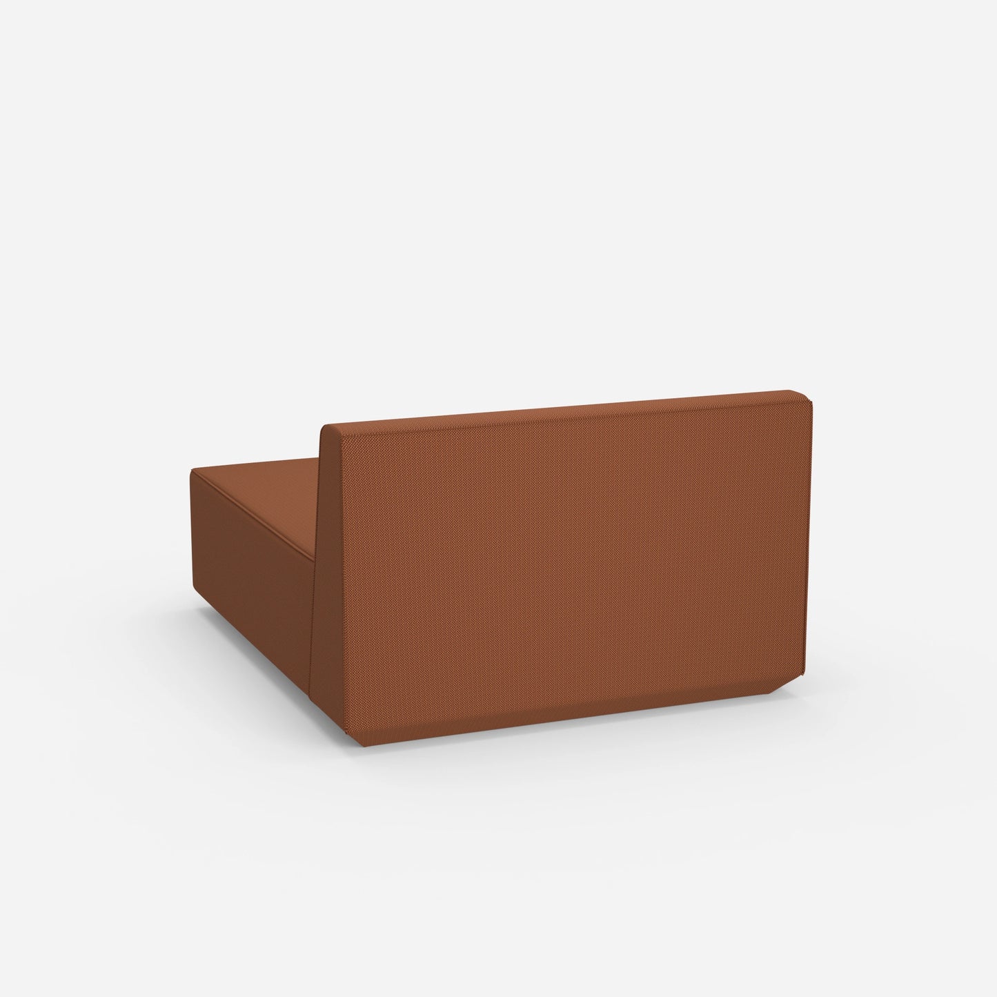 Sofa Recamiere breit von hinten