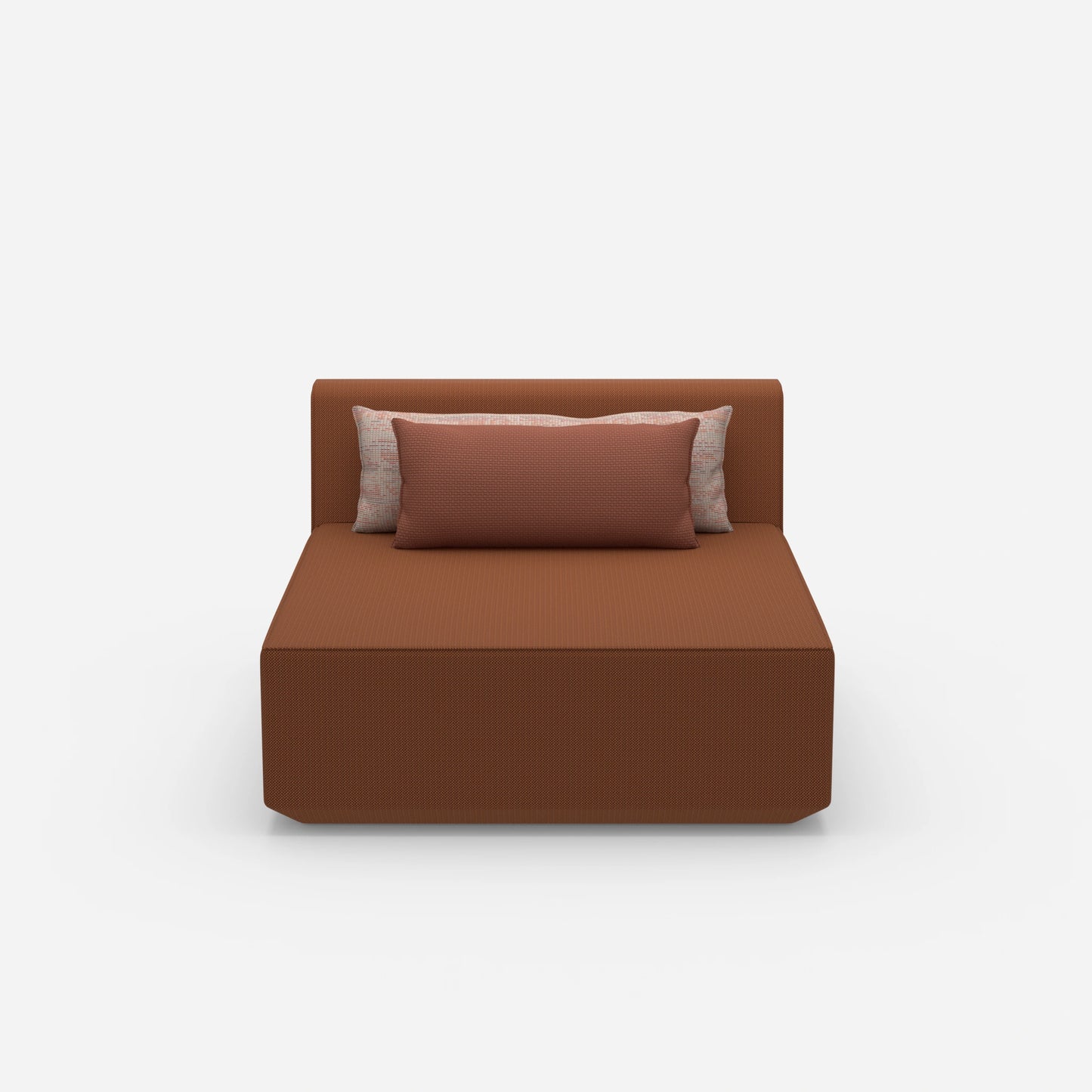 Sofa Recamiere breit von vorne