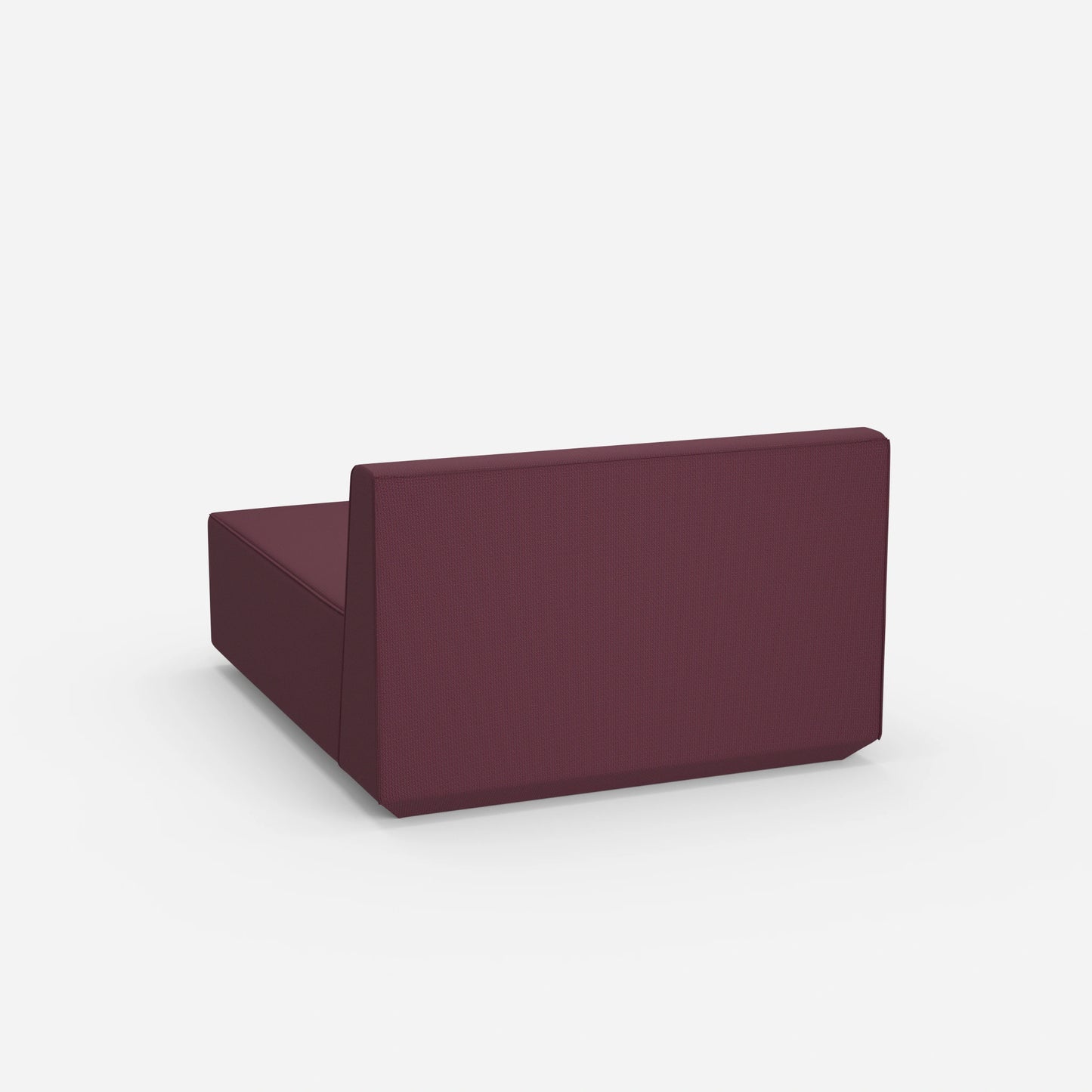 Sofa Recamiere breit von hinten