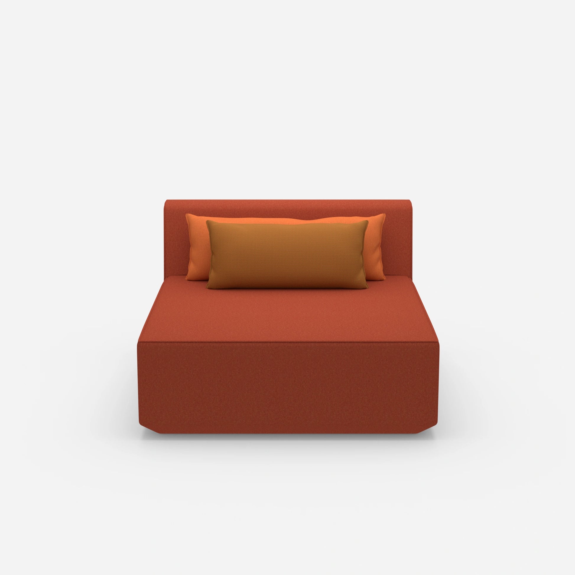 Sofa Recamiere breit von vorne