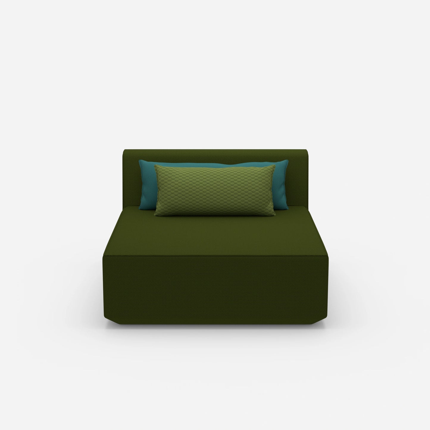 Sofa Recamiere breit von vorne