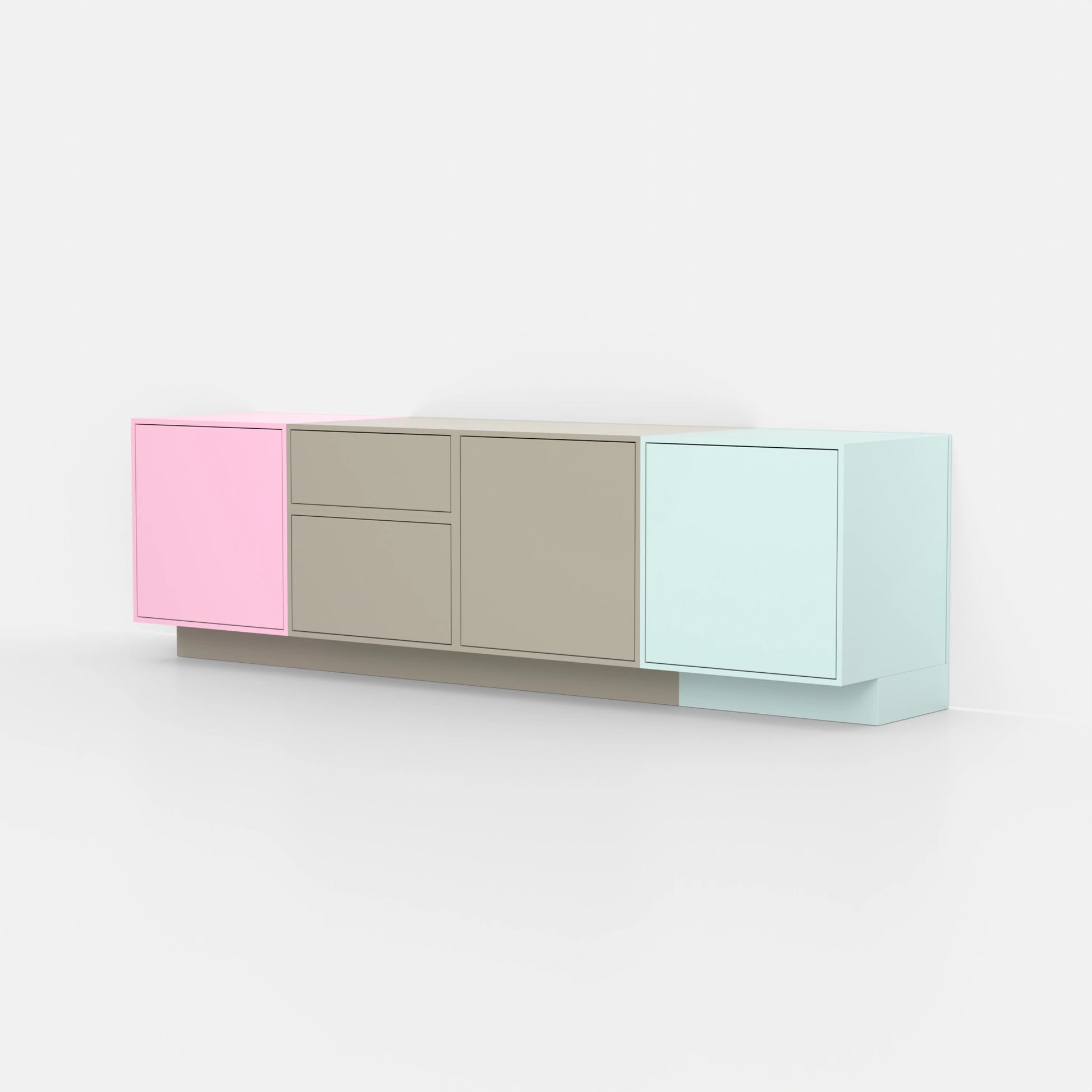 Türen-Regal SB012 von der rechten Seite