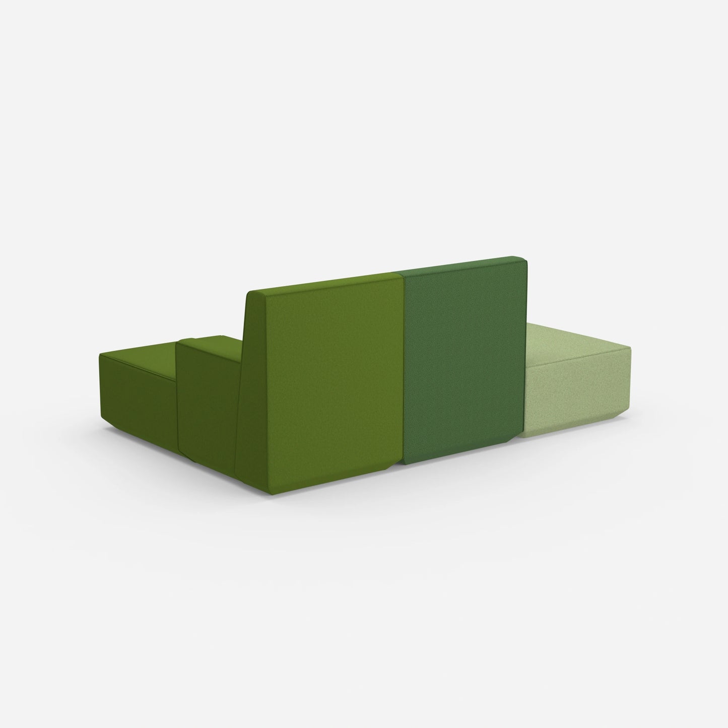 Wohnzimmer 3er Sofa von hinten