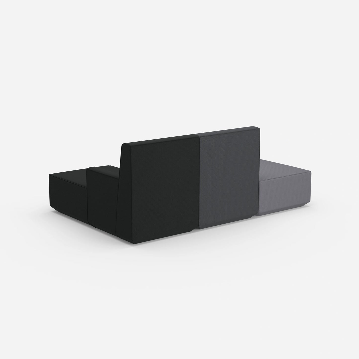 Wohnzimmer 3er Sofa von hinten