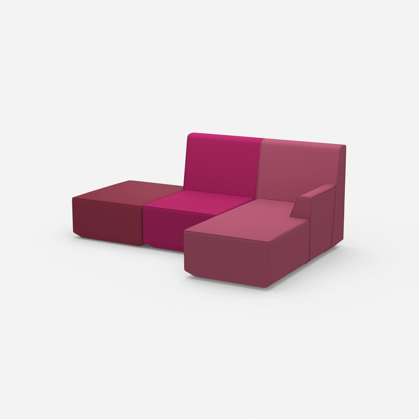 Wohnzimmer 3er Sofa von der Seite
