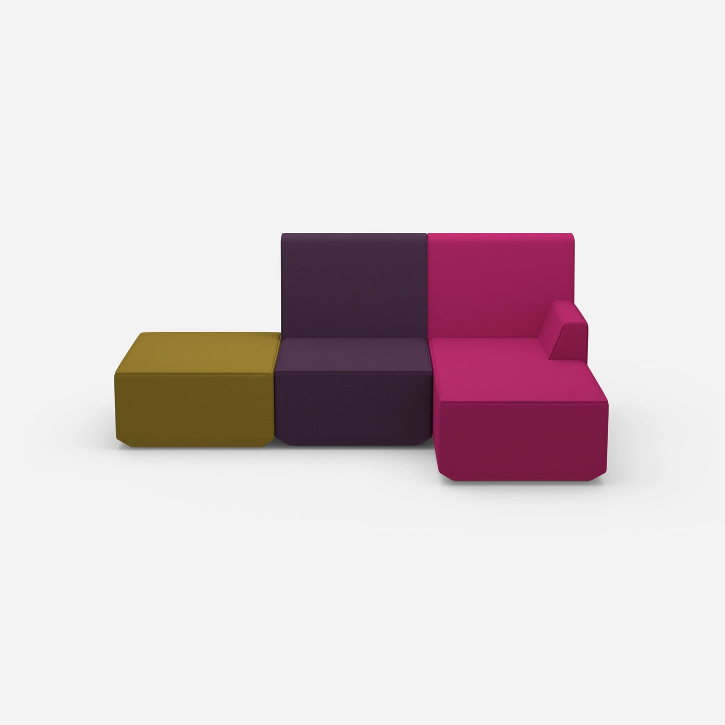 Wohnzimmer 3er Sofa von vorne