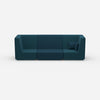 3 person sofa blue from the front