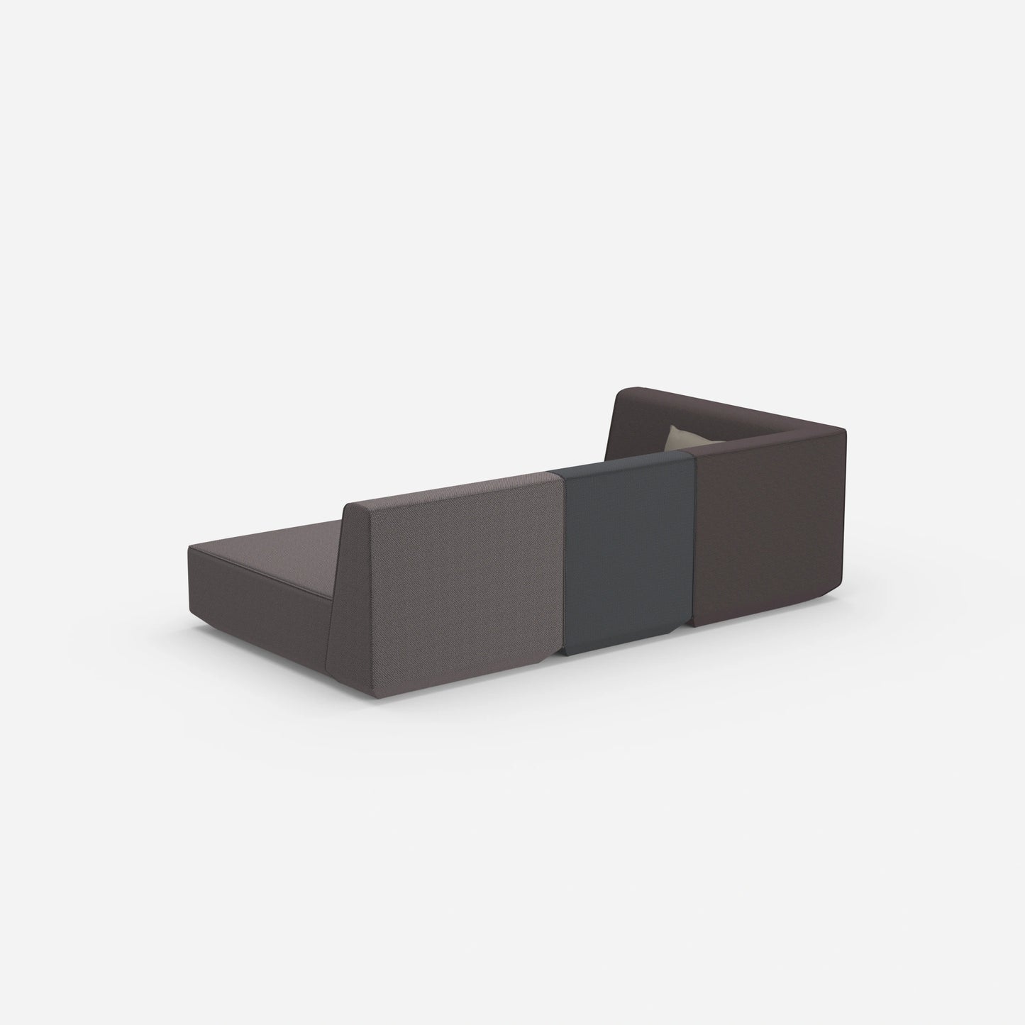 3 seater sofa modular with reclining function from behind