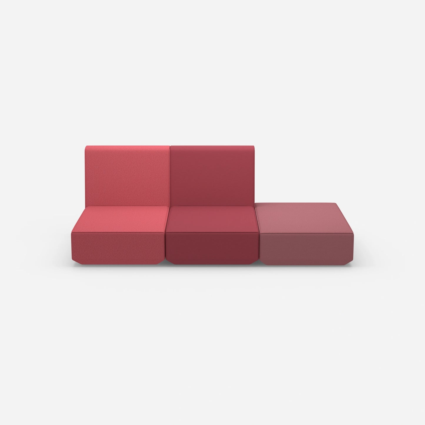 3 seater sofa for resting from the front