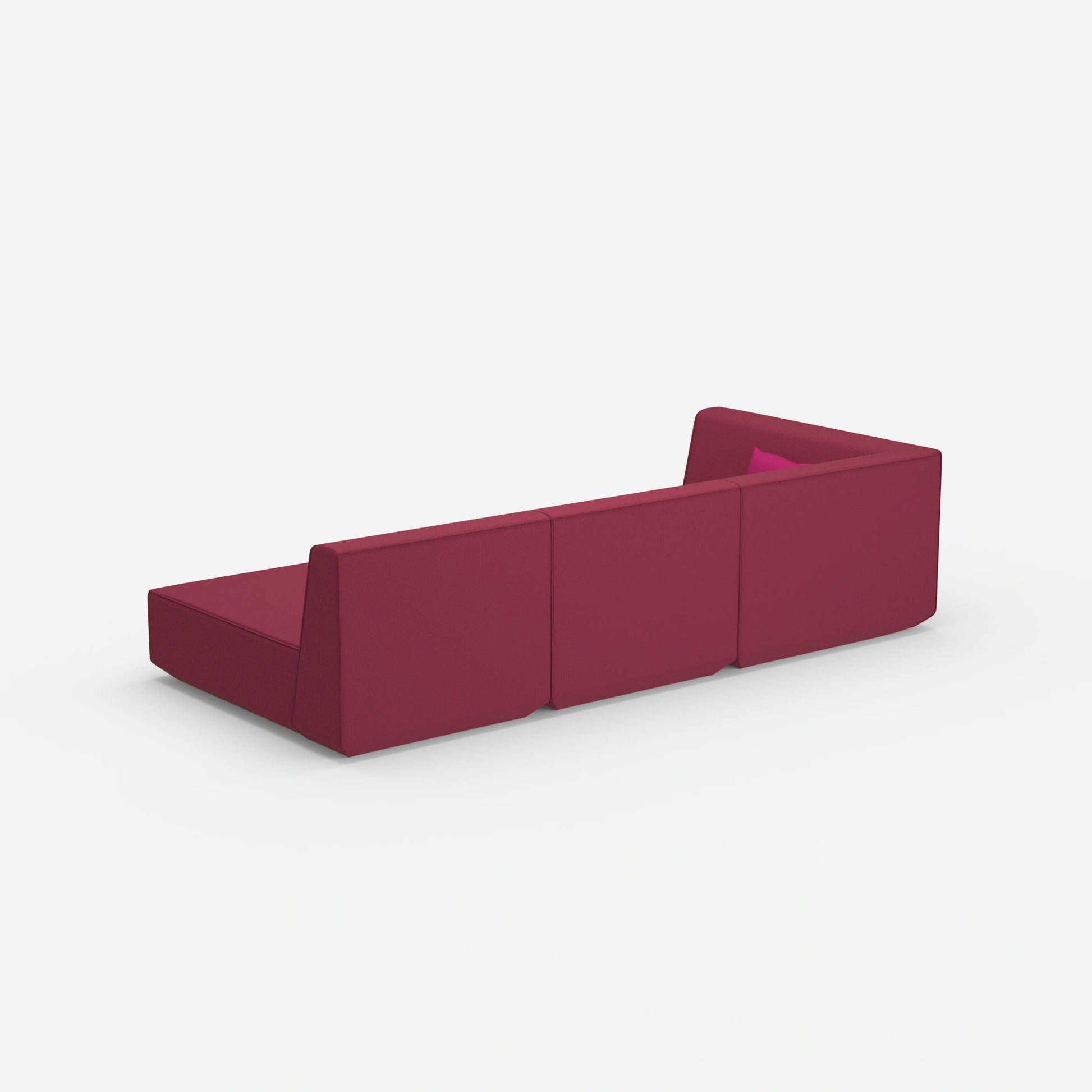 3-seater sofa with reclining function 260 cm wide from the back