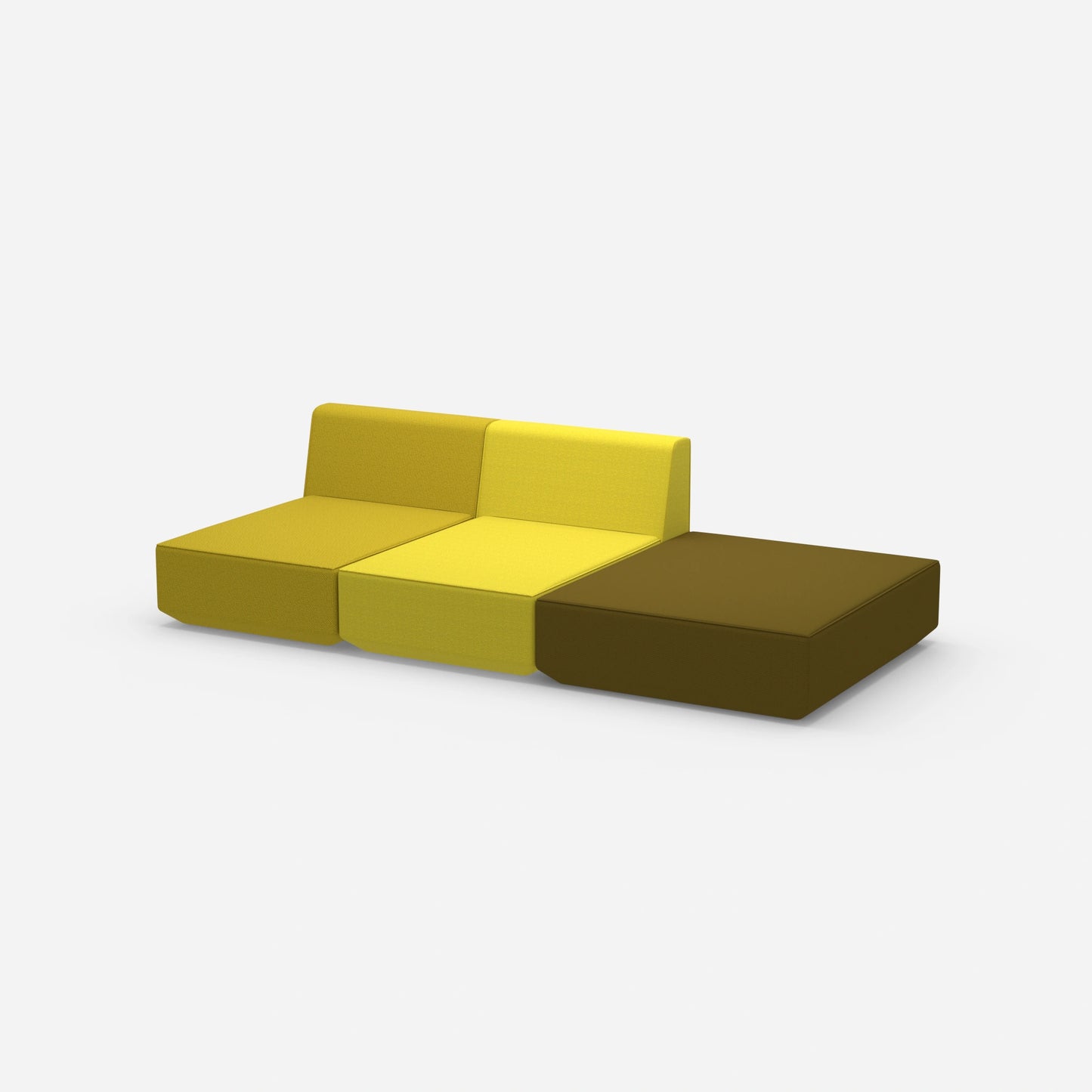 3-seater sofa bed 260 cm wide from the side