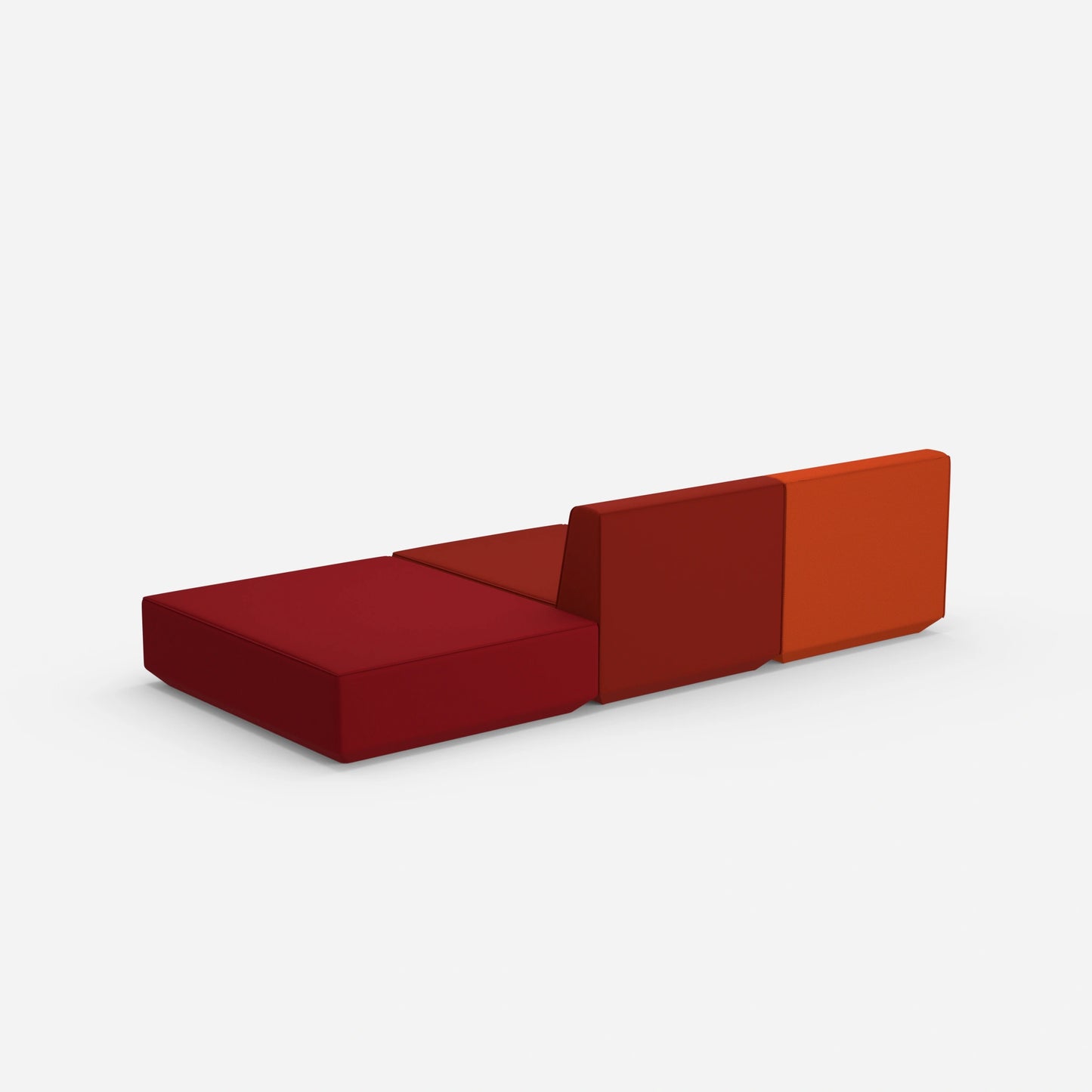 3-seater sofa for sleeping 260 cm wide from the back